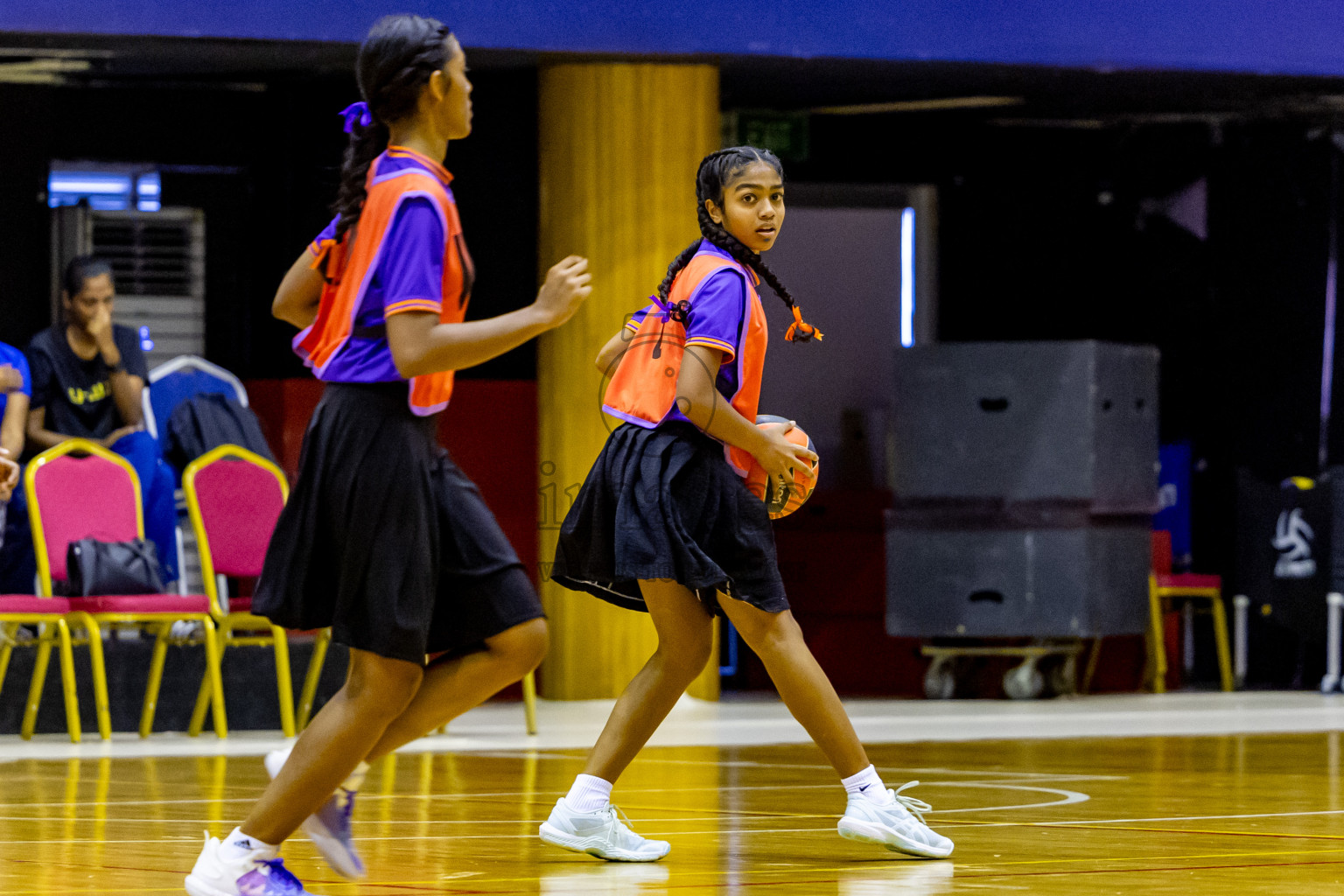 Day 14 of 25th Inter-School Netball Tournament was held in Social Center at Male', Maldives on Sunday, 25th August 2024. Photos: Nausham Waheed / images.mv