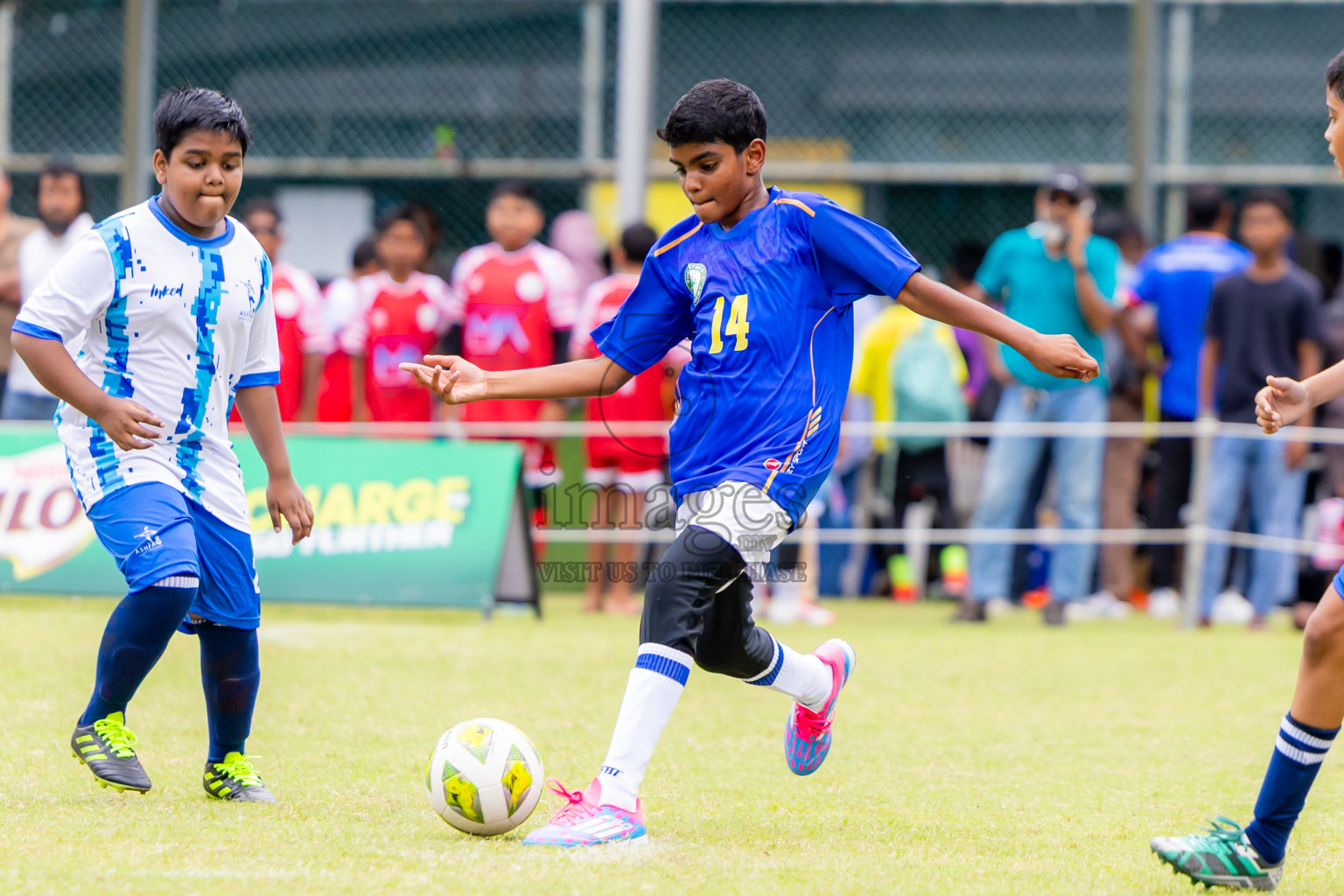 Day 1 of MILO Academy Championship 2025 (U-12) was held at Henveiru Stadium in Male', Maldives on Thursday, 1st May 2025. Photos: Nausham Waheed / images.mv