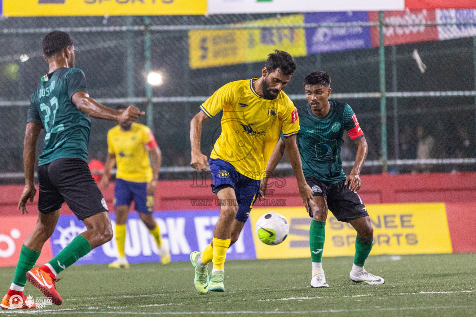 HA Hoarafushi vs HA Thakandhoo in Day 1 of Golden Futsal Challenge 2024 was held on Monday, 15th January 2024, in Hulhumale', Maldives Photos: Ismail Thoriq / images.mv