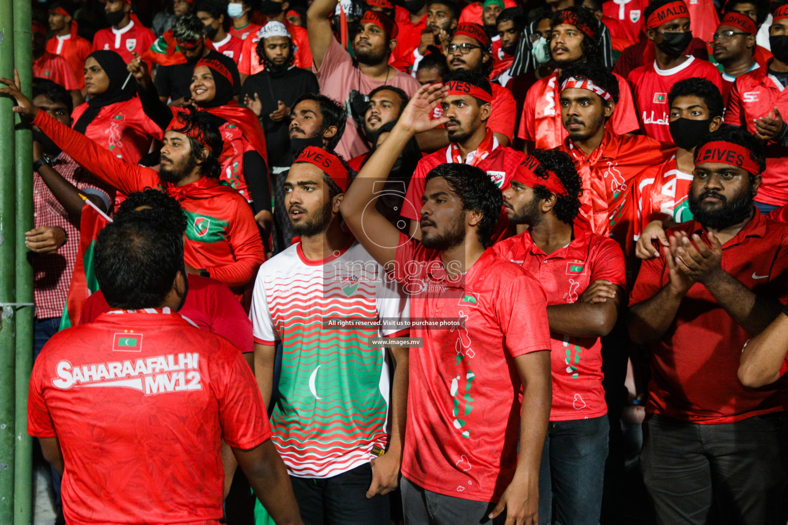 Maldives vs Nepal in SAFF Championship 2021 held on 1st October 2021 in Galolhu National Stadium, Male', Maldives