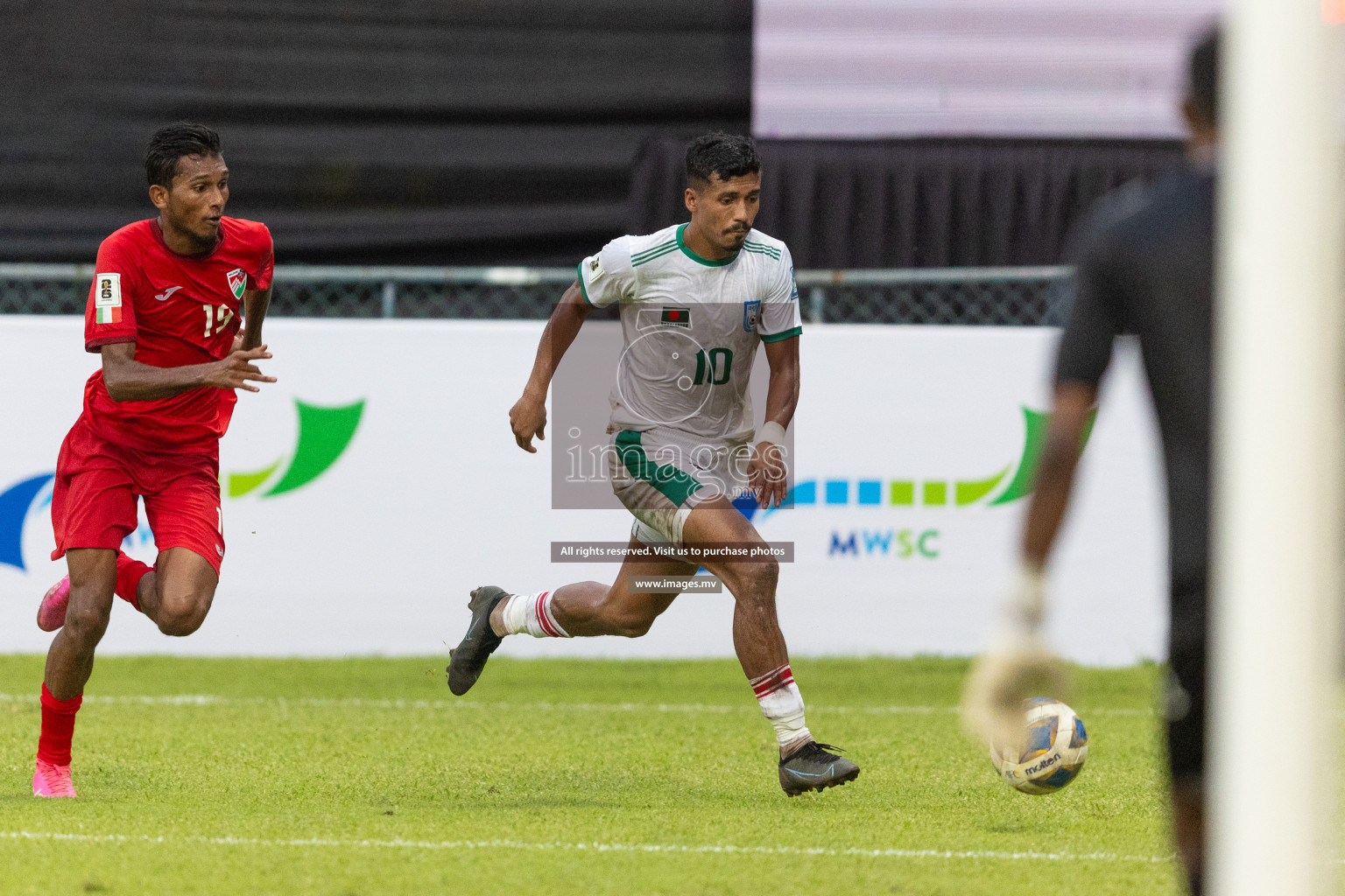 FIFA World Cup 2026 Qualifiers Round 1 home match vs Bangladesh held in the National Stadium, Male, Maldives, on Thursday 12th October 2023. Photos: Nausham Waheed / Images.mv