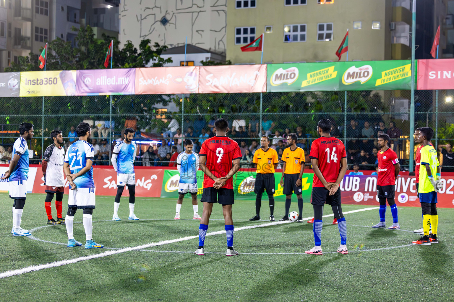 AVSEC vs POLICE in Club Maldives Cup 2024 held in Rehendi Futsal Ground, Hulhumale', Maldives on Tuesday, 24th September 2024. Photos: Shuu/ images.mv