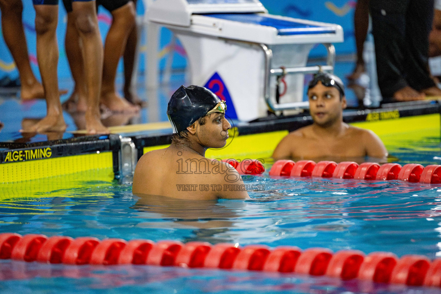 Day 4 of National Swimming Competition 2024 held in Hulhumale', Maldives on Monday, 16th December 2024. 
Photos: Hassan Simah / images.mv