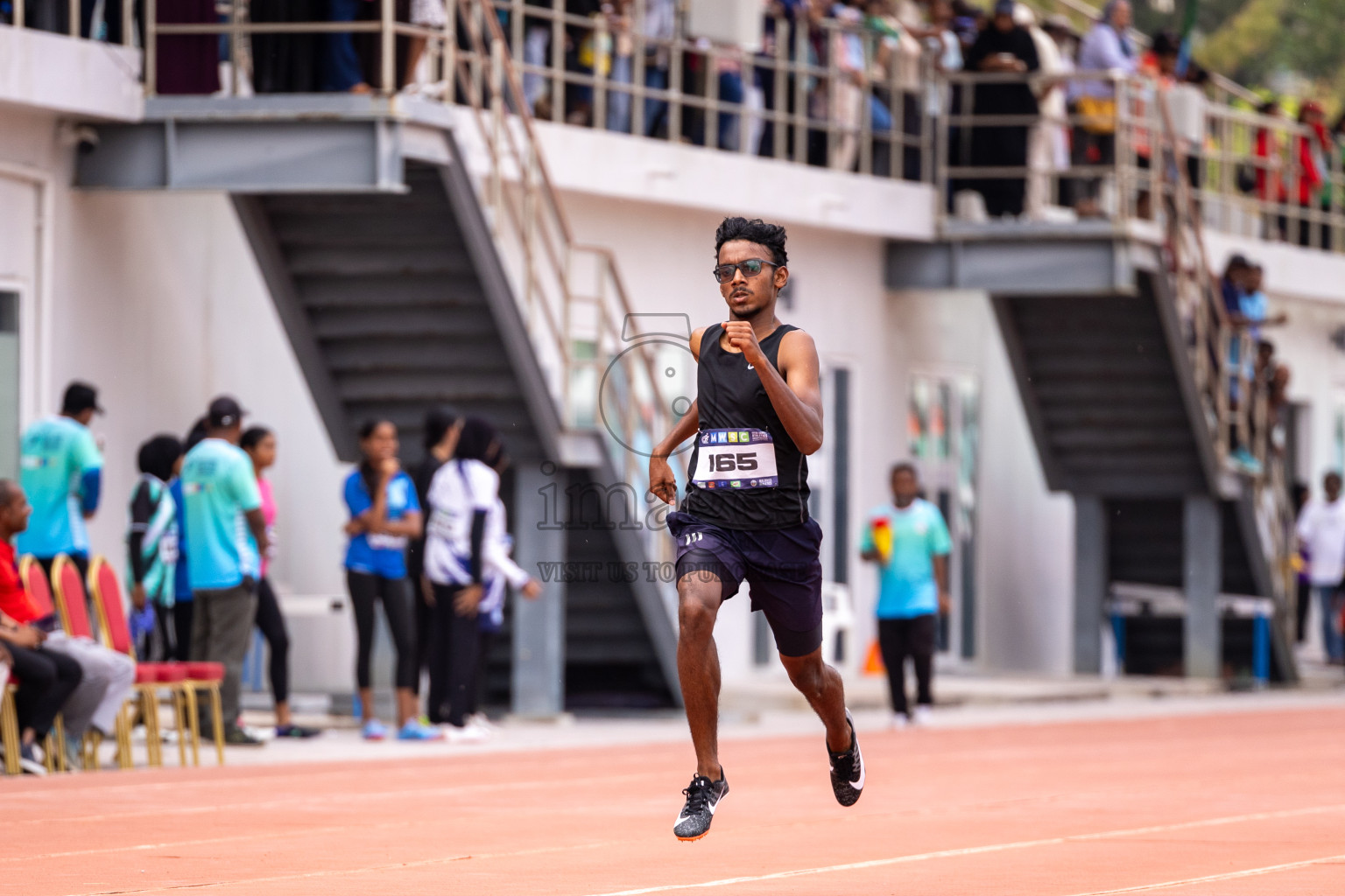 Day 6 of MWSC Interschool Athletics Championships 2024 held in Hulhumale Running Track, Hulhumale, Maldives on Thursday, 14th November 2024. Photos by: Ismail Thoriq / Images.mv