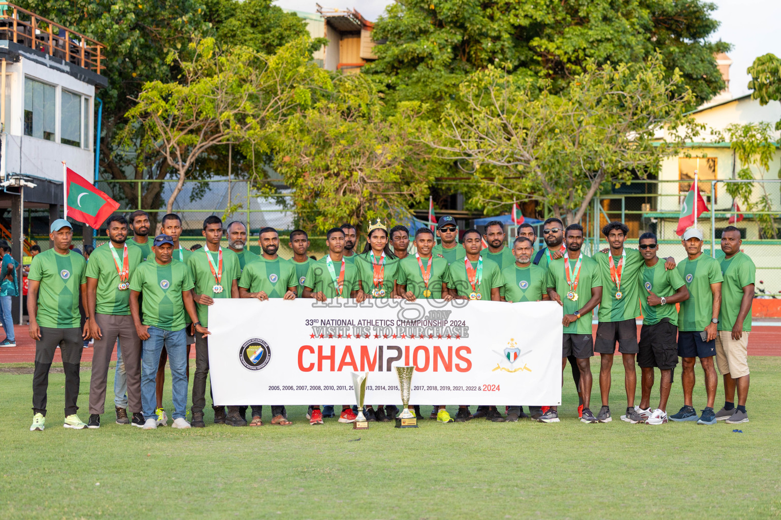 Day 3 of 33rd National Athletics Championship was held in Ekuveni Track at Male', Maldives on Saturday, 7th September 2024. Photos: Suaadh Abdul Sattar / images.mv