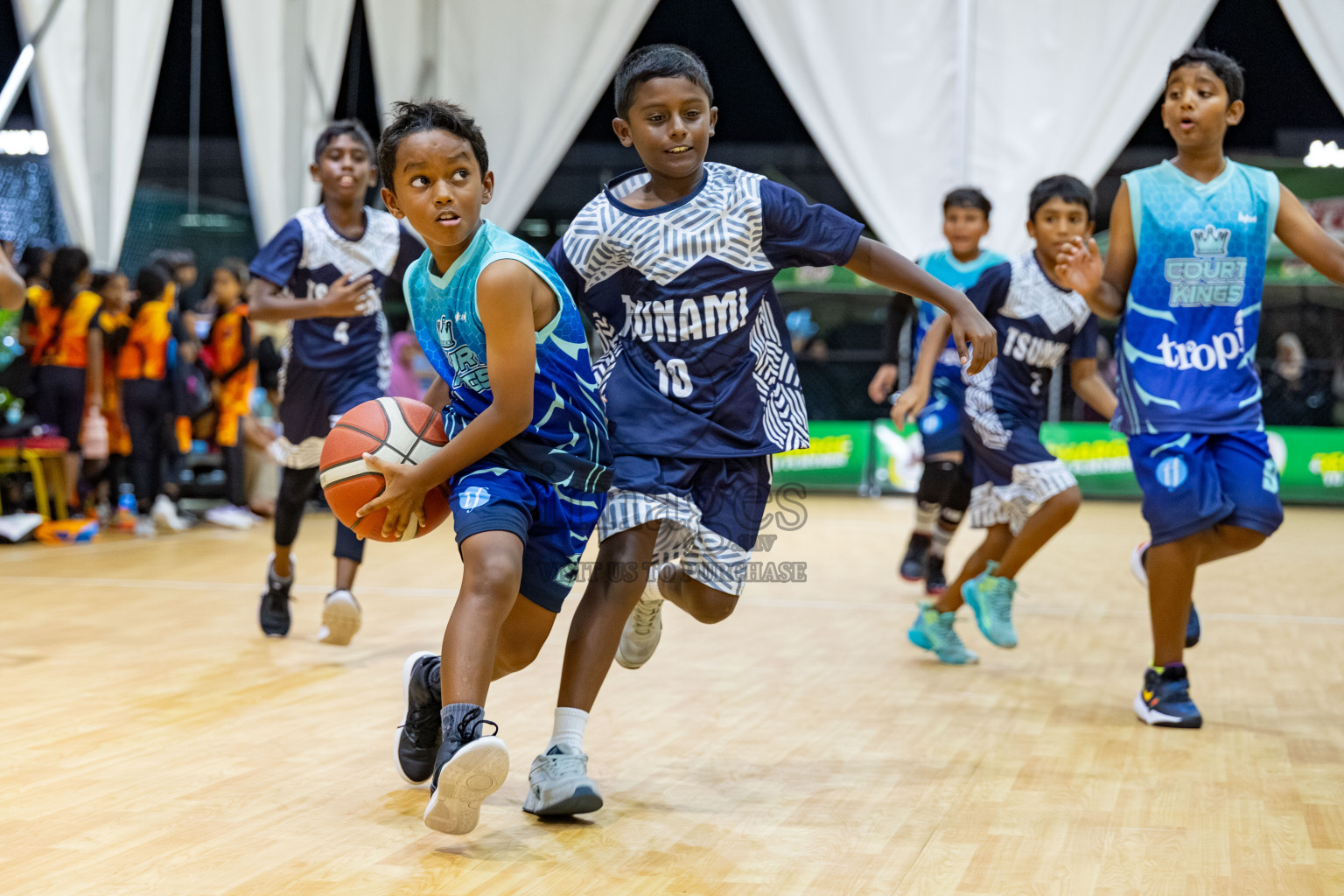 Milo 5 x 5 Junior Challenge 2025 - Basketball tournament held in Basketball Training Center, Male', Maldives on Thursday, 09th October 2025. 
Photo by: Hassan Simah / Images.mv
