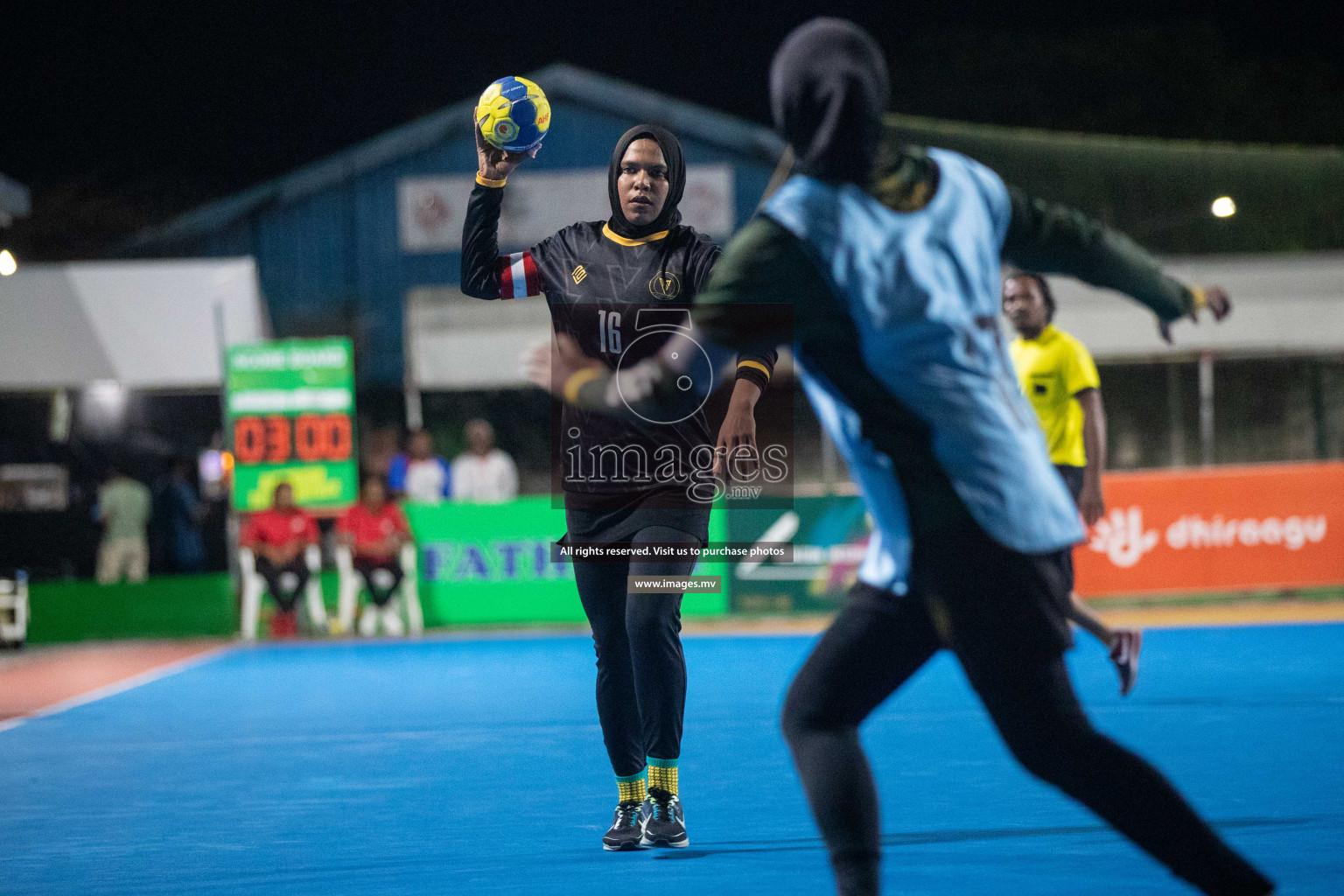 Day 3 of 6th MILO Handball Maldives Championship 2023, held in Handball ground, Male', Maldives on Friday, 22nd May 2023 Photos: Nausham Waheed/ Images.mv