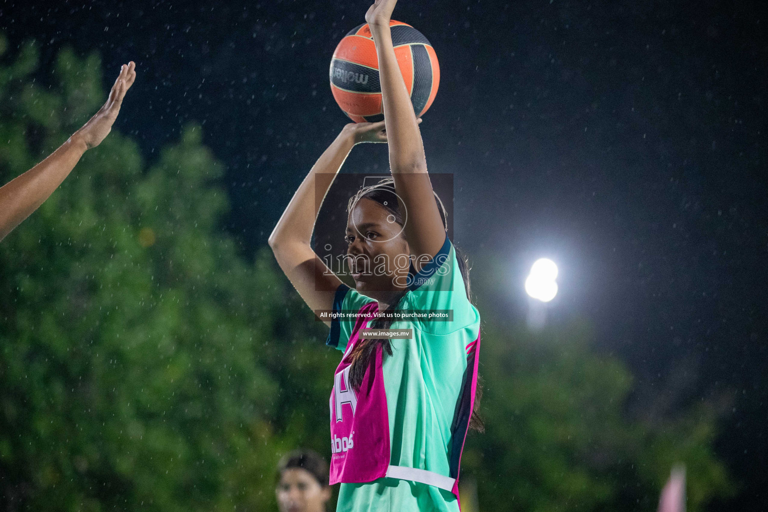 Day 2 of 20th Milo National Netball Tournament 2023, held in Synthetic Netball Court, Male', Maldives on 30th May 2023 Photos: Nausham Waheed/ Images.mv