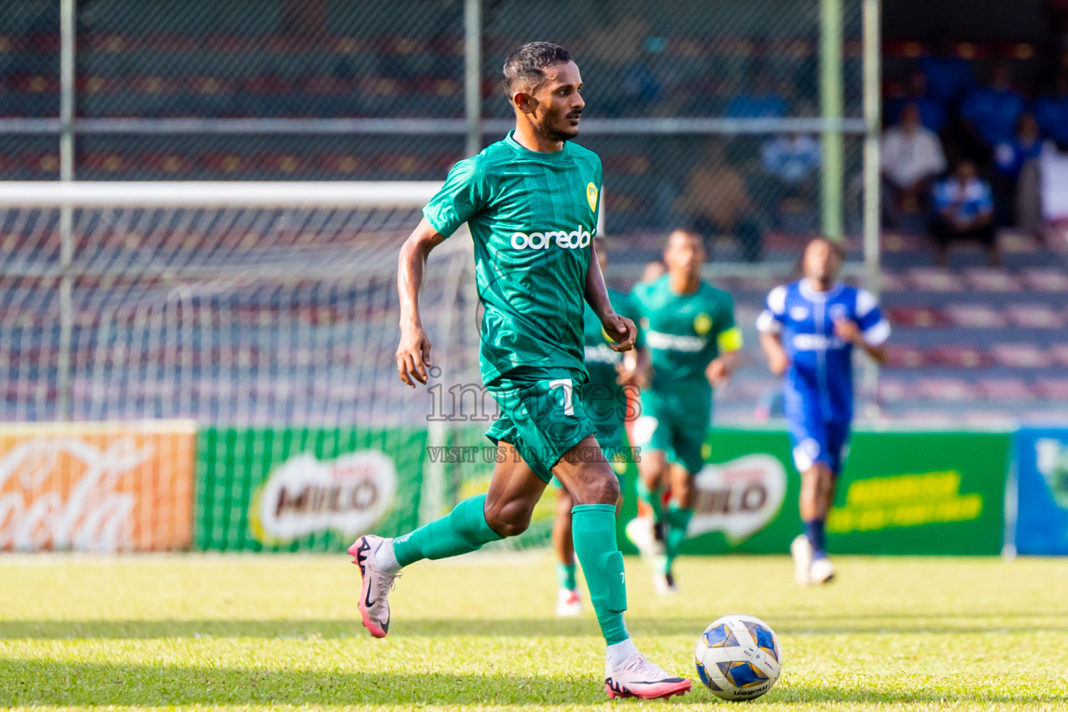 Maziya SRC vs Newradiant Sports Club in the FAM League Cup 2025 held at National Football Stadium, Male', Maldives on Monday, 5th May 2025. Photos By: Nausham Waheed / images.mv