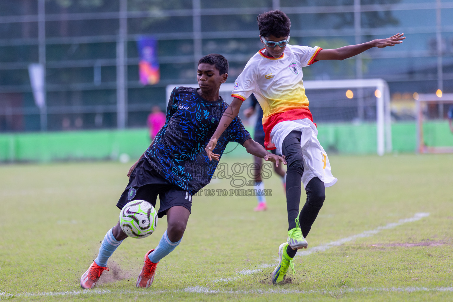 Club Eagles vs Super United Sports (U14) in Day 4 of Dhivehi Youth League 2024 held at Henveiru Stadium on Thursday, 28th November 2024. Photos: Shuu Abdul Sattar/ Images.mv