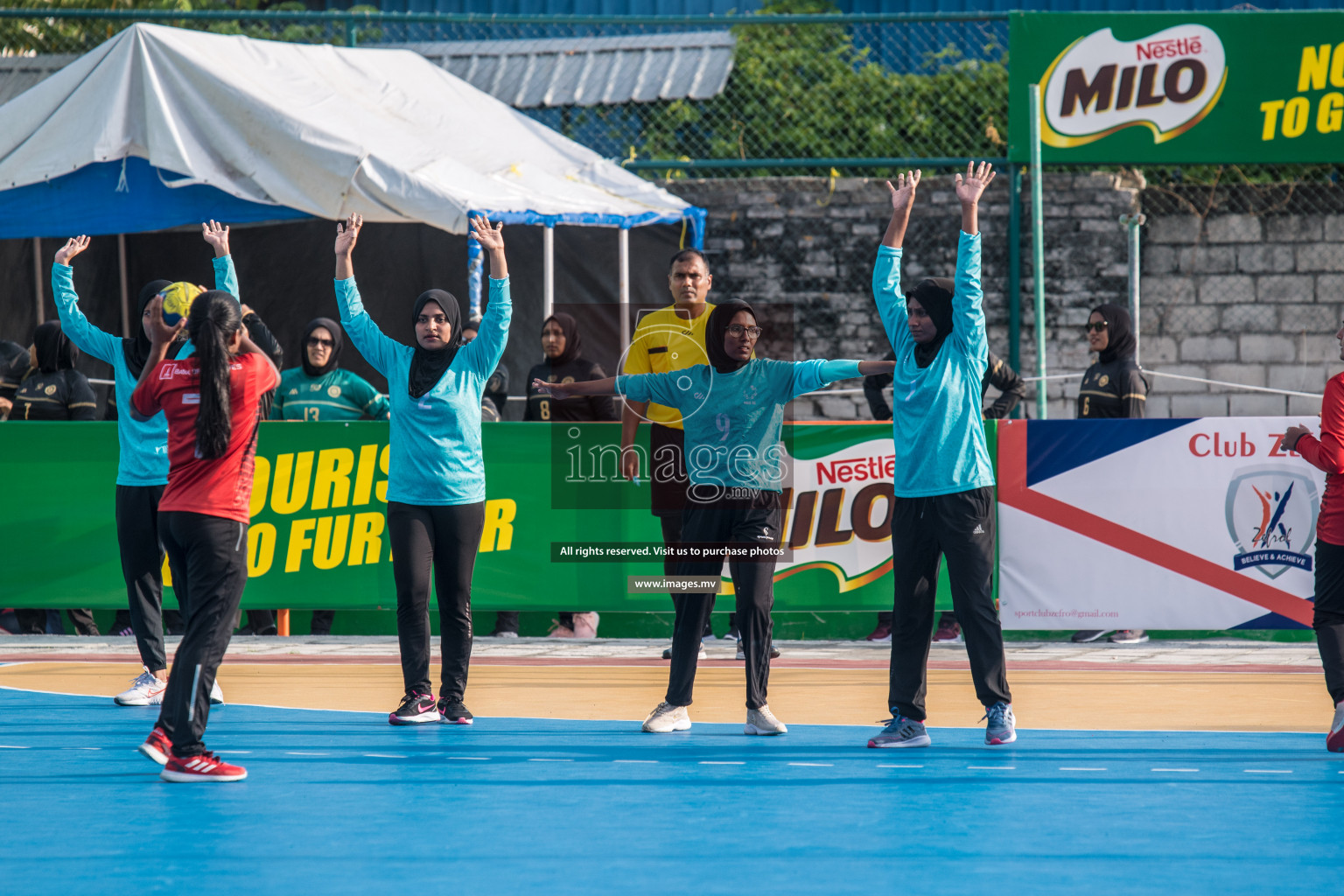 Day 9 of Milo 6th Inter Office Handball Tournament 2022 - Photos by Nausham Waheed