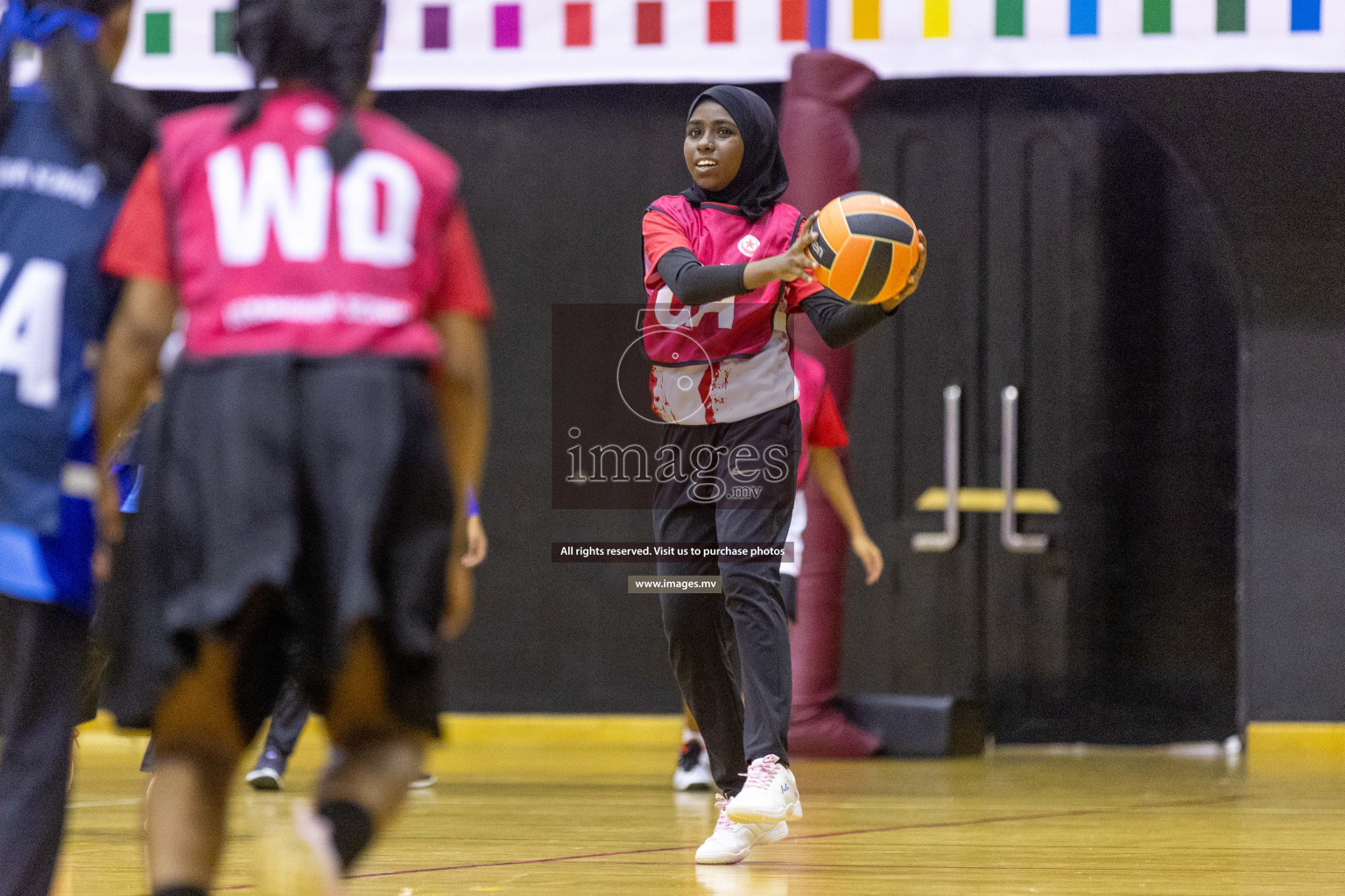 Day7 of 24th Interschool Netball Tournament 2023 was held in Social Center, Male', Maldives on 2nd November 2023. Photos: Nausham Waheed / images.mv