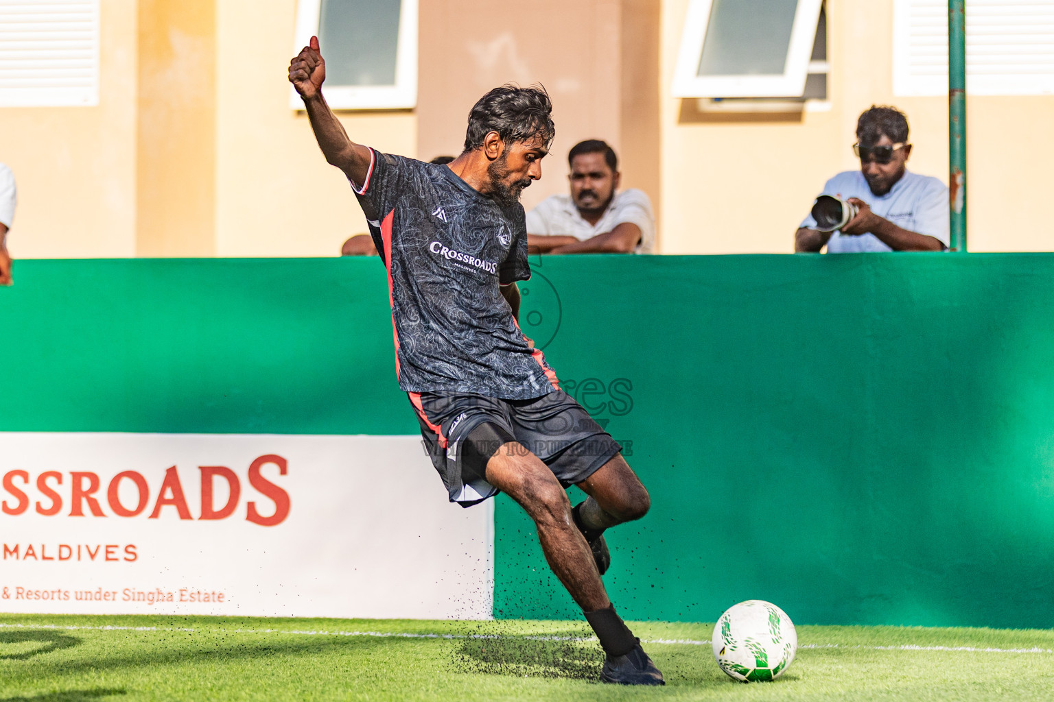 The Marina vs Anantara in Resort League 2025 (South Male Zone) was held on Sunday, 28th September 2025 in Crossroads's Maldives, Photos: Areef Adam / images.mv