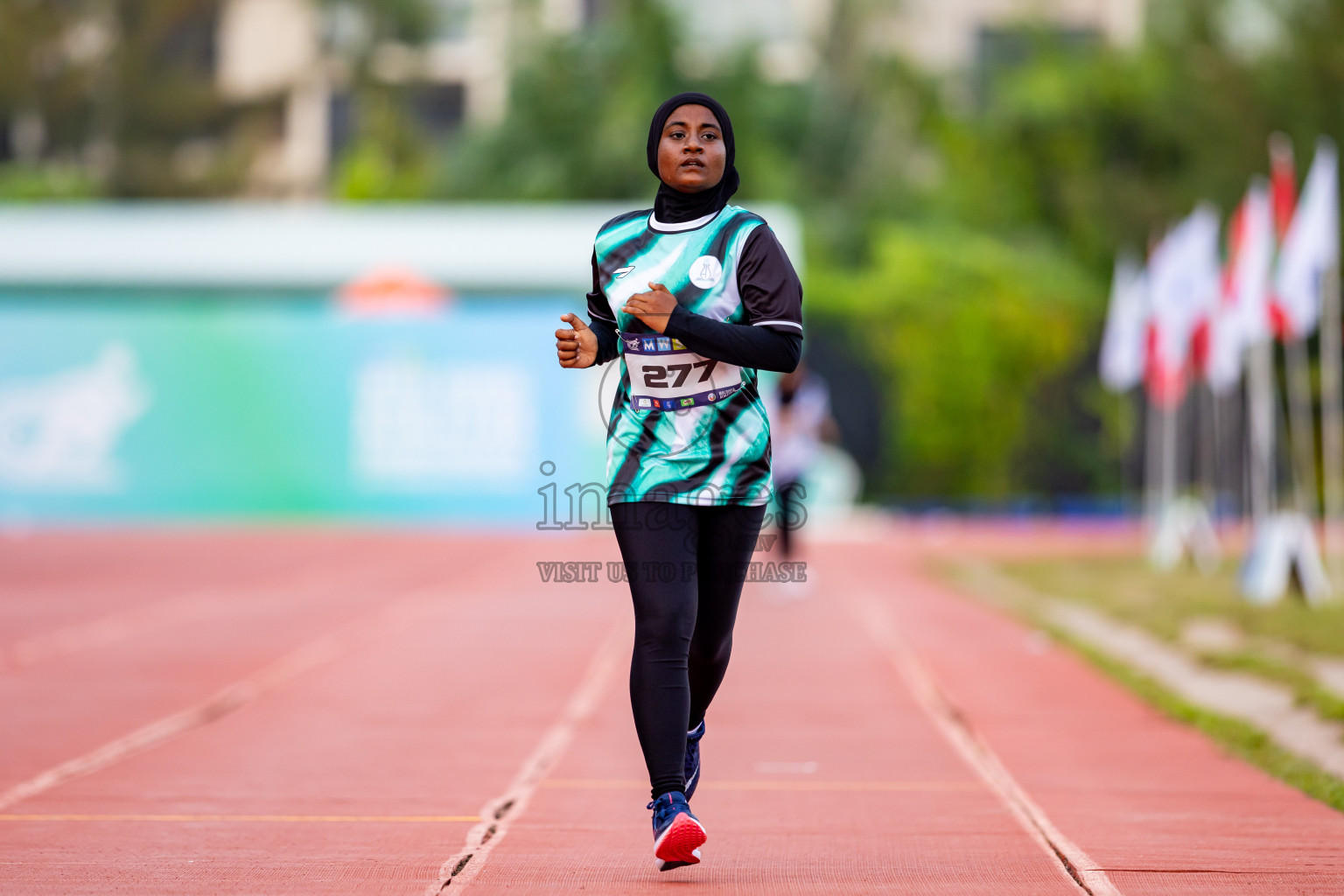 Day 5 of MWSC Interschool Athletics Championships 2024 held in Hulhumale Running Track, Hulhumale, Maldives on Wednesday, 13th November 2024. Photos by: Nausham Waheed / Images.mv