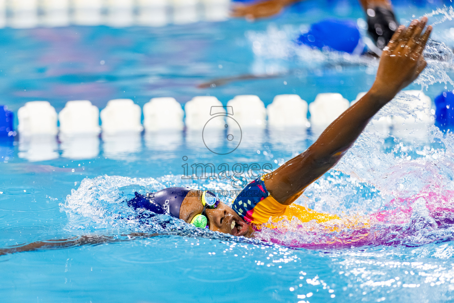 Day 2 of BML 6th National Kids Swimming Kids Festival 2025 held in Hulhumale', Maldives on Tuesday, 4th November 2024. Photos: Hassan Simah / images.mv