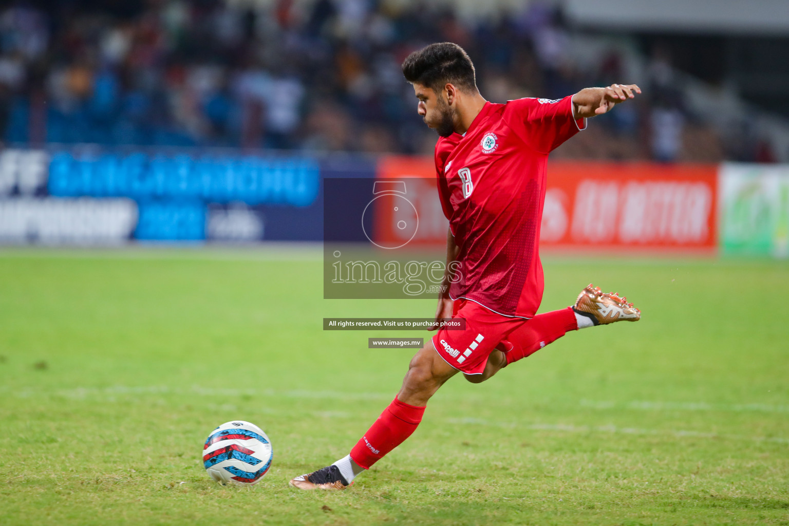 Lebanon vs India in the Semi-final of SAFF Championship 2023 held in Sree Kanteerava Stadium, Bengaluru, India, on Saturday, 1st July 2023. Photos: Nausham Waheed, Hassan Simah / images.mv