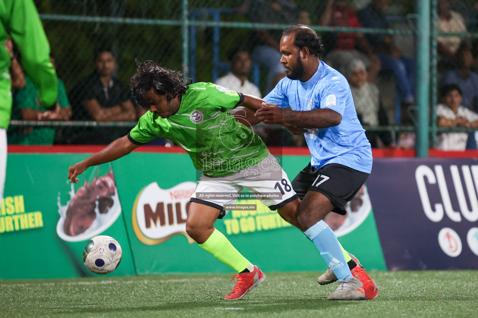 Team DJA vs Thauleemee Gulhun in Club Maldives Cup Classic 2023 held in Hulhumale, Maldives, on Monday, 24th July 2023 Photos: Nausham Waheed/ images.mv