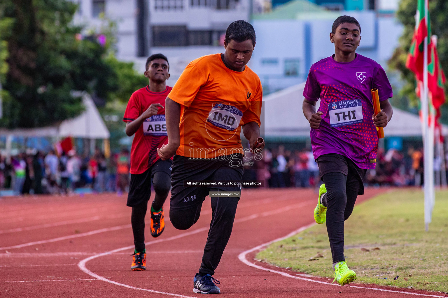 Day 3 of Inter-School Athletics Championship held in Male', Maldives on 25th May 2022. Photos by: Nausham Waheed / images.mv