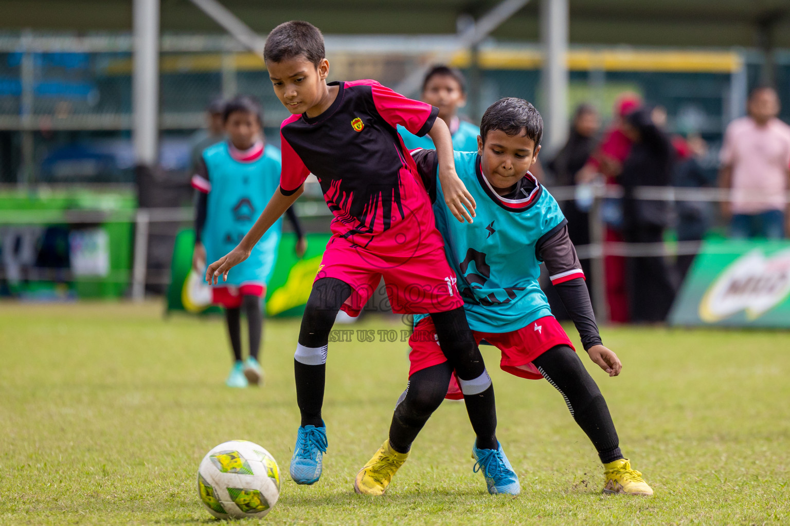 Day 1 of MILO Academy Championship 2024 - U12 was held at Henveiru Grounds in Male', Maldives on Thursday, 4th July 2024. Photos: Shuu Abdul Sattar / images.mv