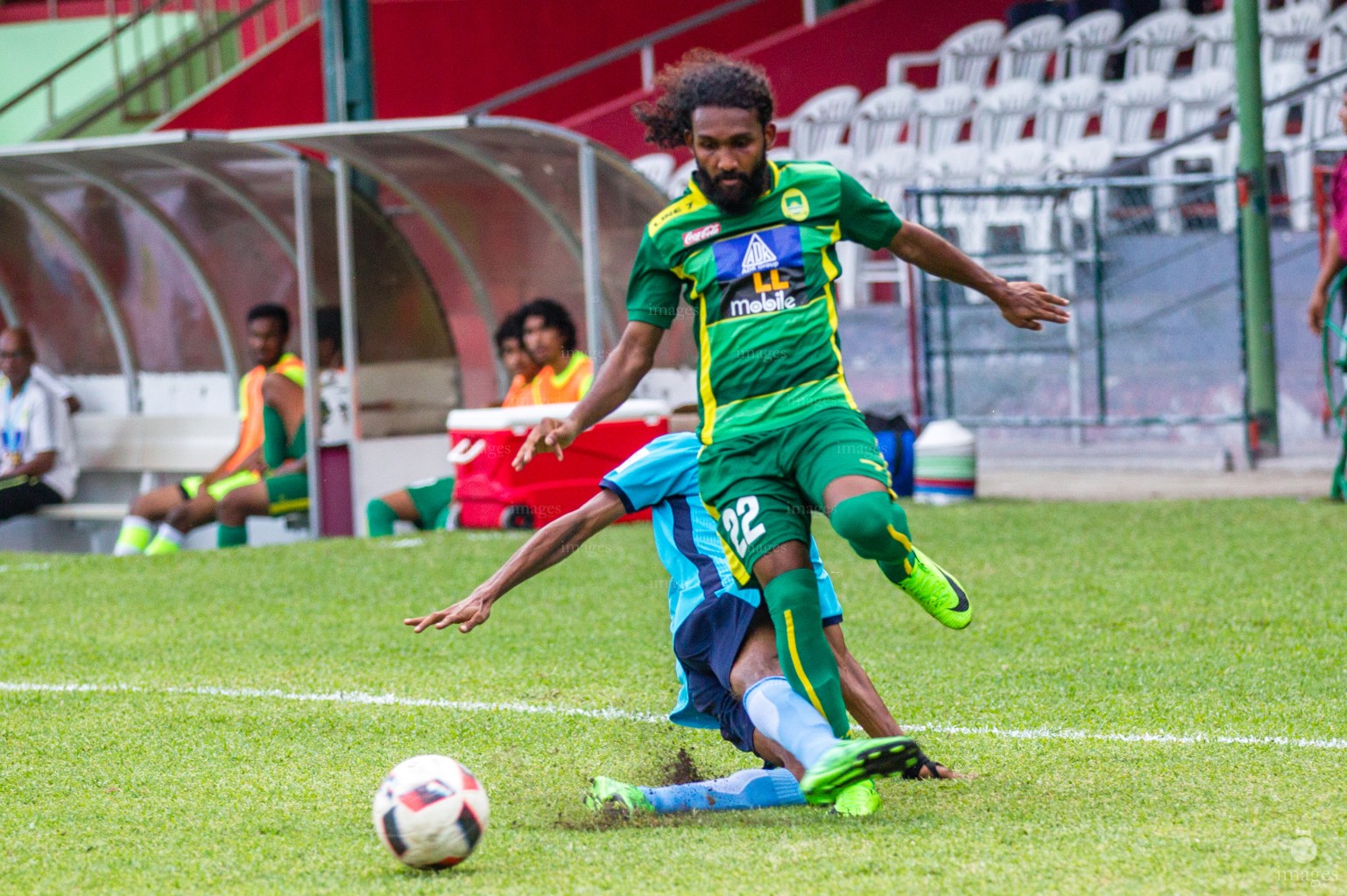 Ooredoo dhivehi premiere league  2017 Maziyaa  SRC Vs Milandhoo FT  in Male , Maldives. Saturday, November  . 4, 2017. ( Images.mv Photo : Abdulla Abeedh )