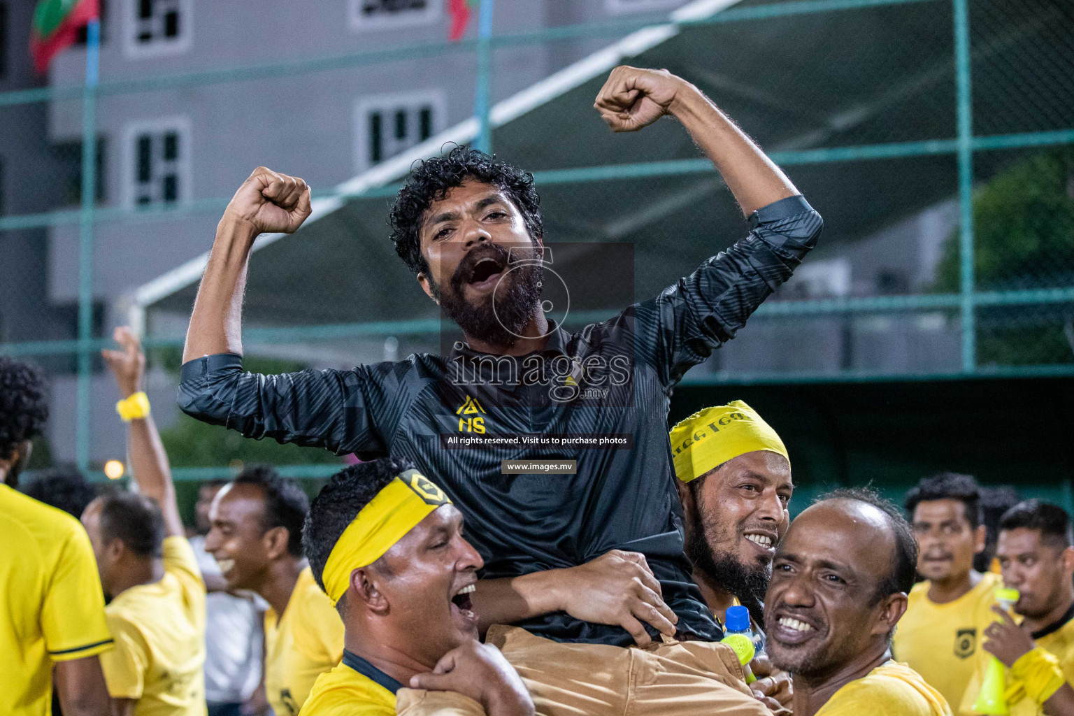 Team FSM Vs Prisons Club in the Semi Finals of Club Maldives 2021 held in Hulhumale, Maldives on 15 December 2021. Photos: Shuu Abdul Sattar / images.mv