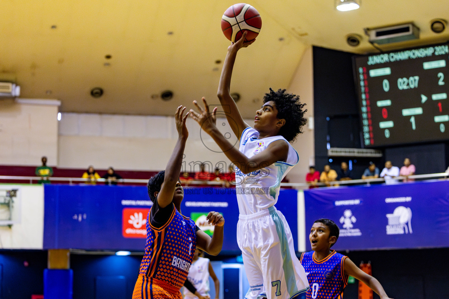 Finland International School vs Brightway International School in day 10 of Junior Championship 2024 was held in Social Center, Male', Maldives on Thursday, 21st November 2024. Photos: Nausham Waheed / images.mv