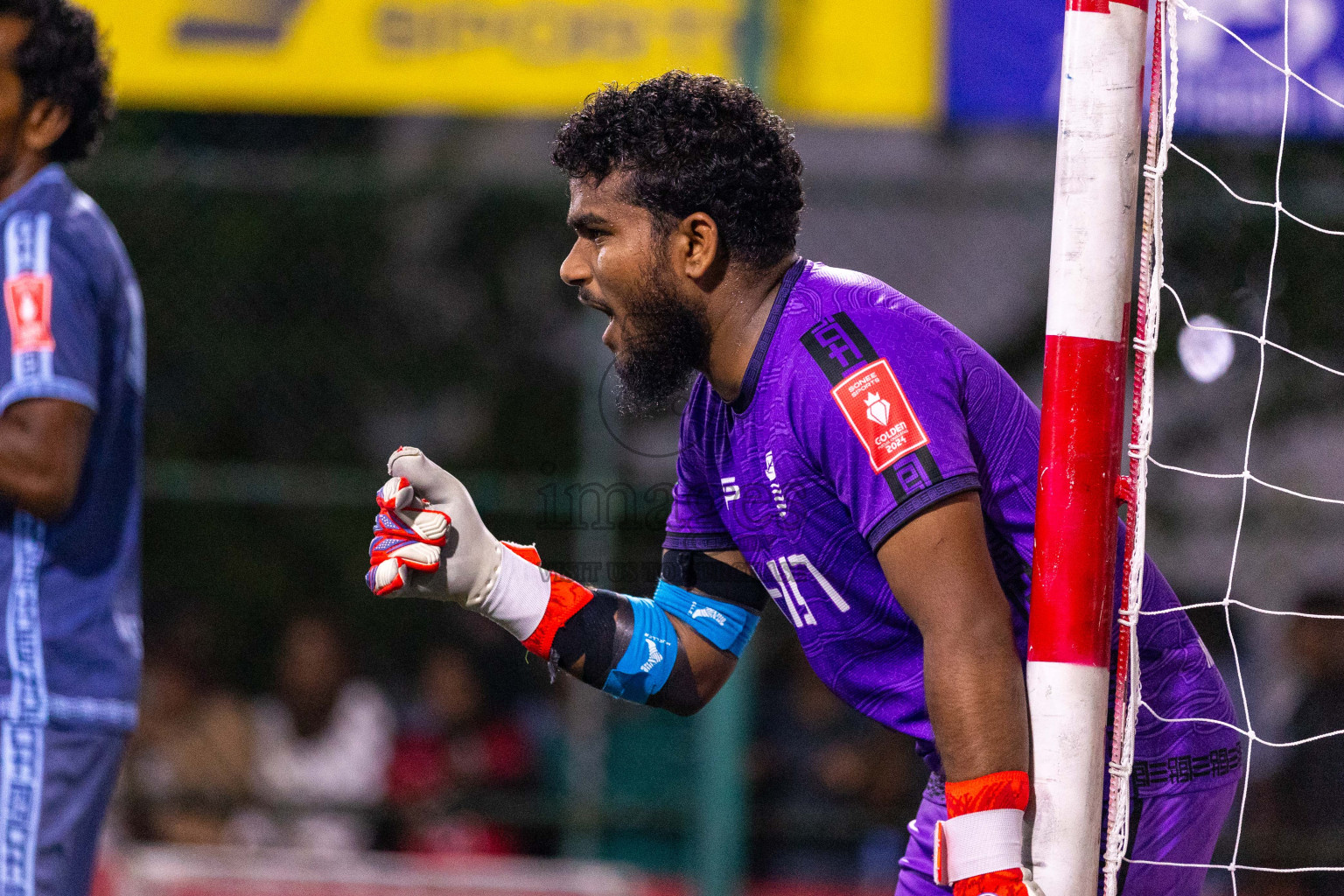 AA Mathiveri vs AA Bodufolhudhoo in Day 6 of Golden Futsal Challenge 2024 was held on Saturday, 20th January 2024, in Hulhumale', Maldives
Photos: Ismail Thoriq / images.mv