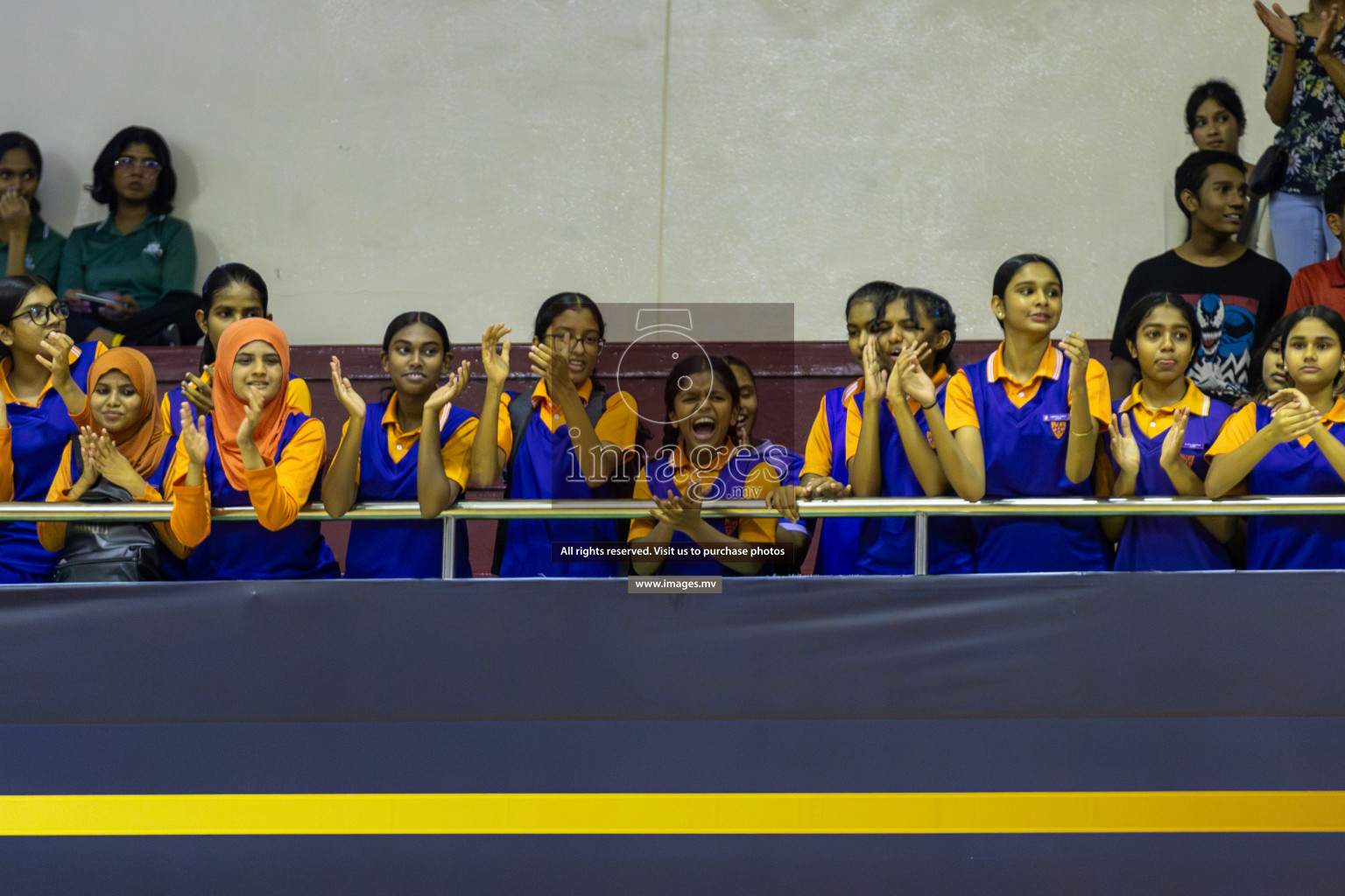 Day 11 of 24th Interschool Netball Tournament 2023 was held in Social Center, Male', Maldives on 6th November 2023. Photos: Mohamed Mahfooz Moosa / images.mv