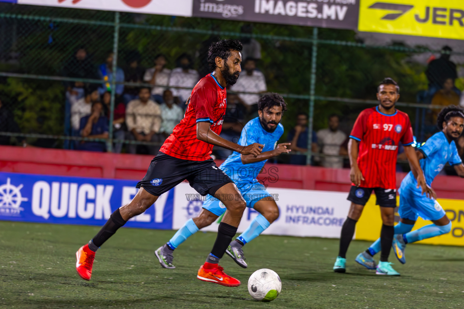 GA Villingili vs GA Kolamaafushi in Day 10 of Golden Futsal Challenge 2024 was held on Tuesday, 23rd January 2024, in Hulhumale', Maldives
Photos: Ismail Thoriq / images.mv