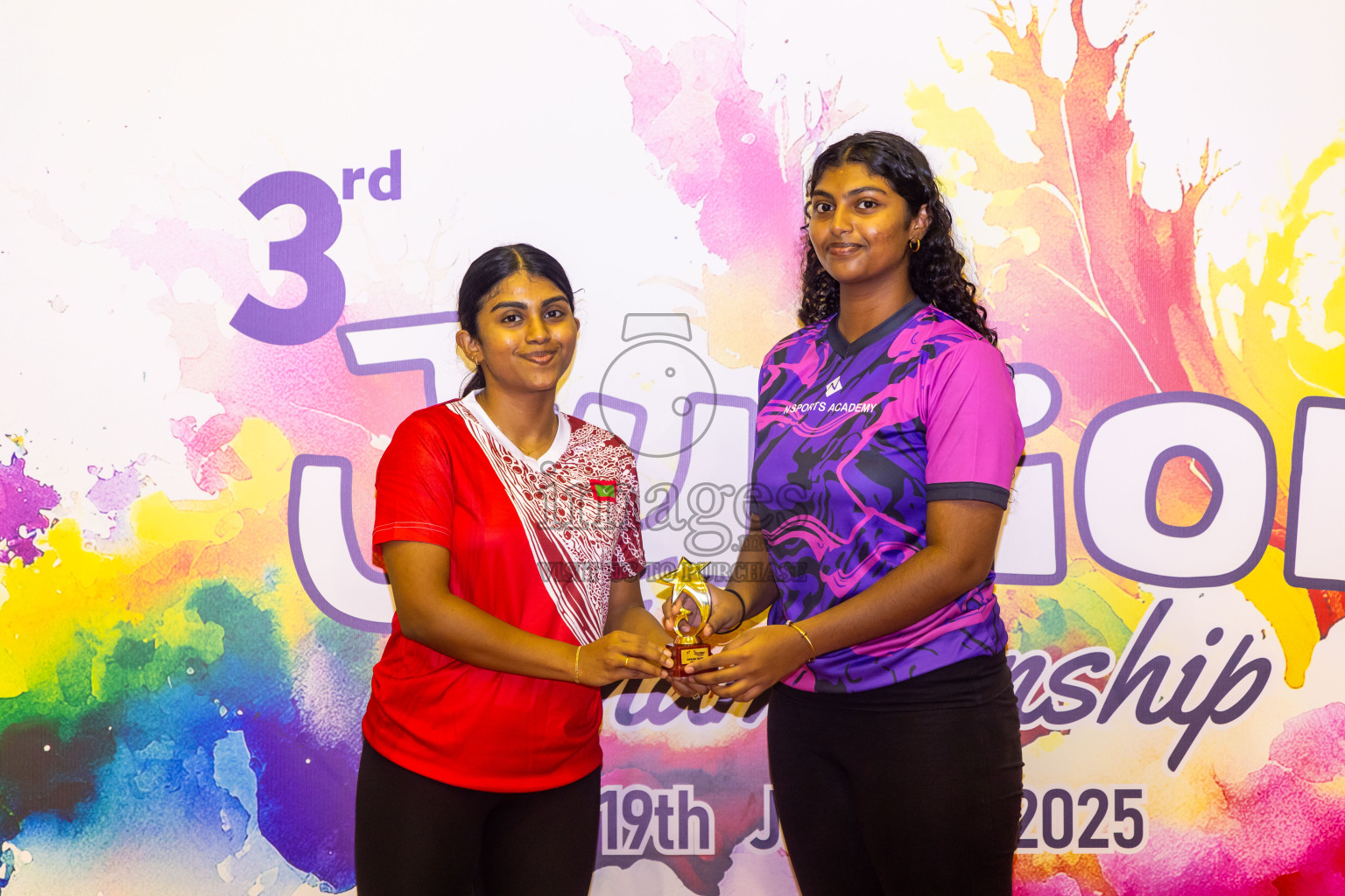 Closing ceremony of 3rd Netball Junior Championship, held at Social Center on Saturday, 25th January 2025 . Photos: Nausham Waheed / images.mv