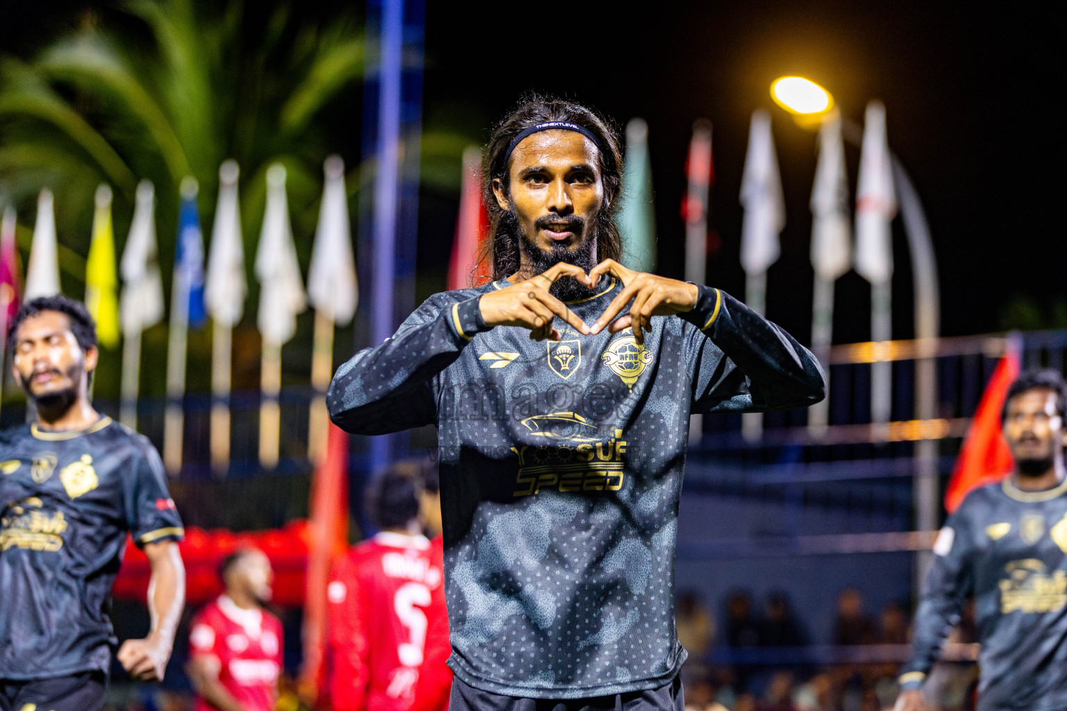 CC Sports Club vs Afro SC in the final of Eydhafushi Futsal Cup 2024 was held on Wednesday , 17th April 2024, in B Eydhafushi, Maldives Photos: Nausham Waheed / images.mv