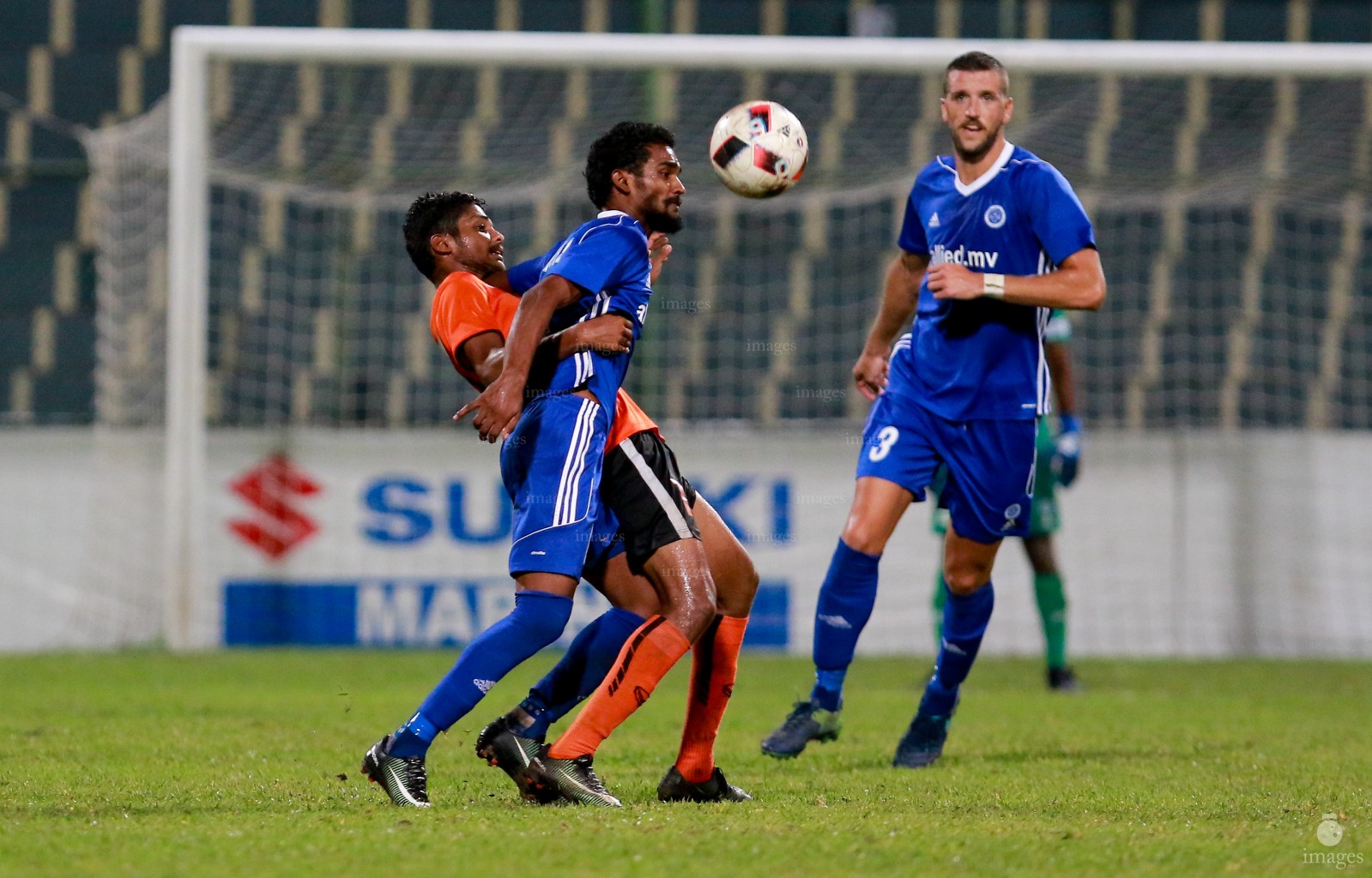 Club Eagles vs New Radiant Sports Club in the first round of STO Male League. Male , Maldives. Sunday 7 May 2017. (Images.mv Photo/ Abdulla Abeedh).