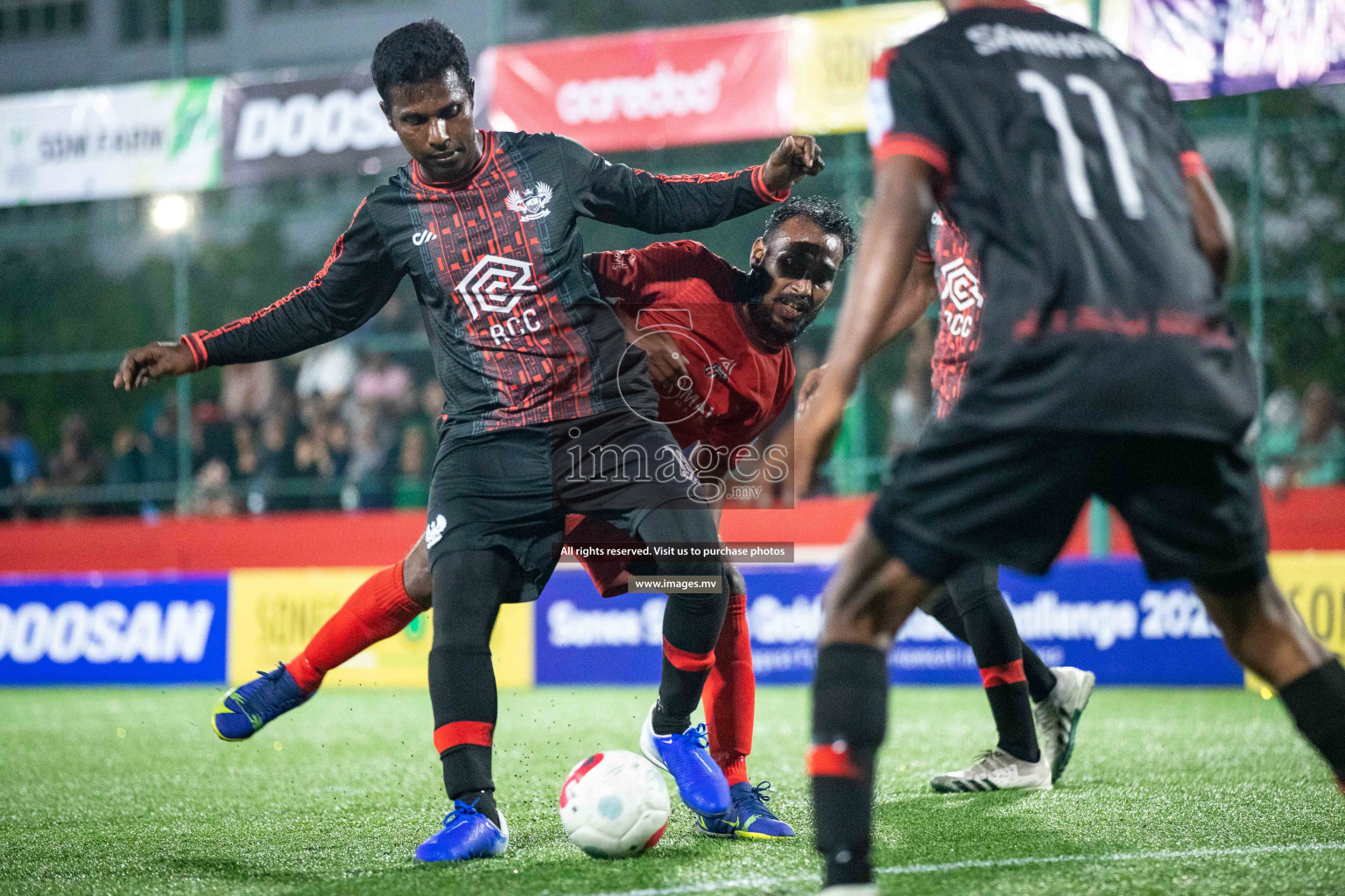 HA. Kelaa vs HA. Maarandhoo in Golden Futsal Challenge 2023 on 05 February 2023 in Hulhumale, Male, Maldives