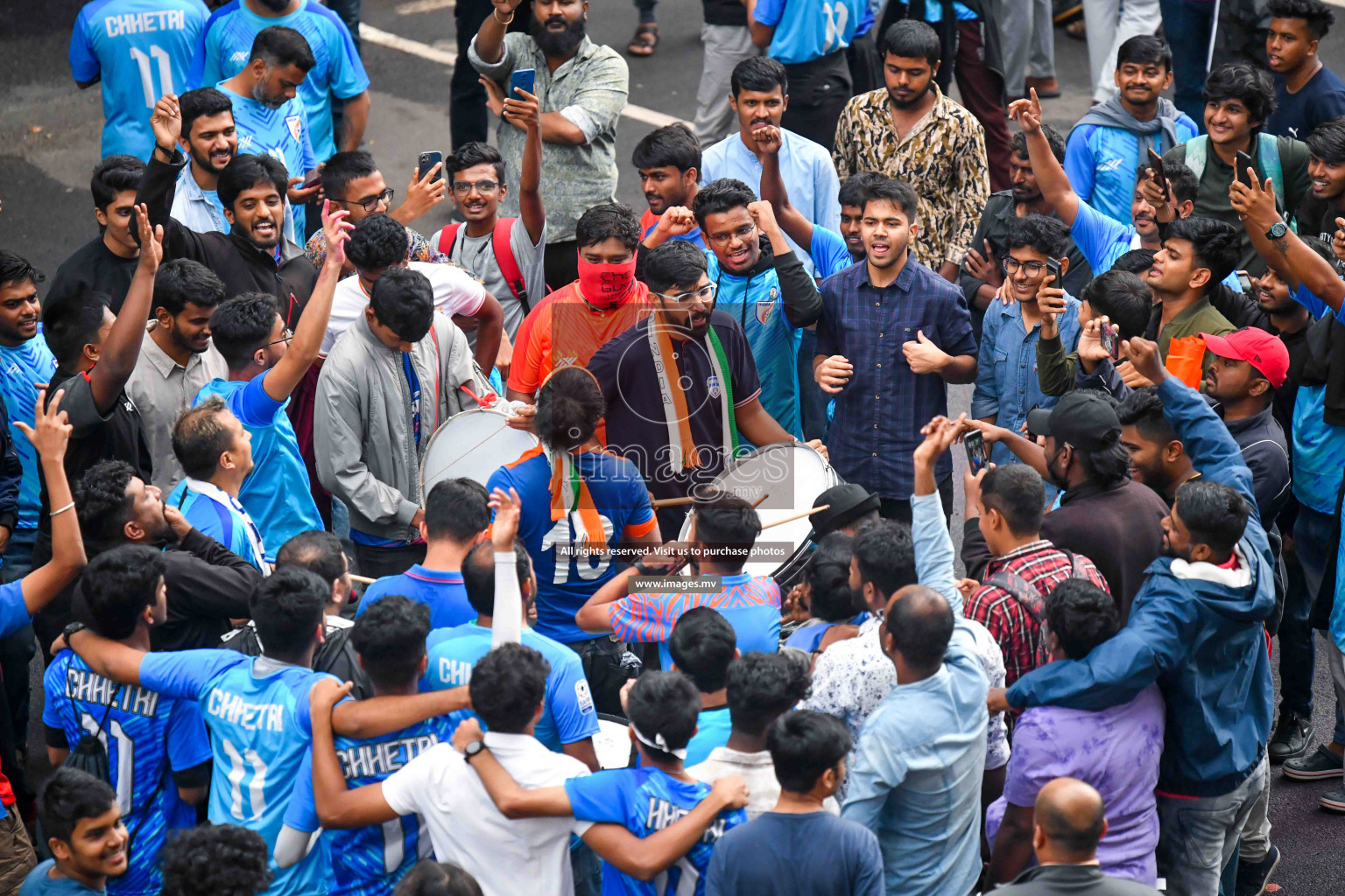 Kuwait vs India in the Final of SAFF Championship 2023 held in Sree Kanteerava Stadium, Bengaluru, India, on Tuesday, 4th July 2023. Photos: Nausham Waheed / images.mv