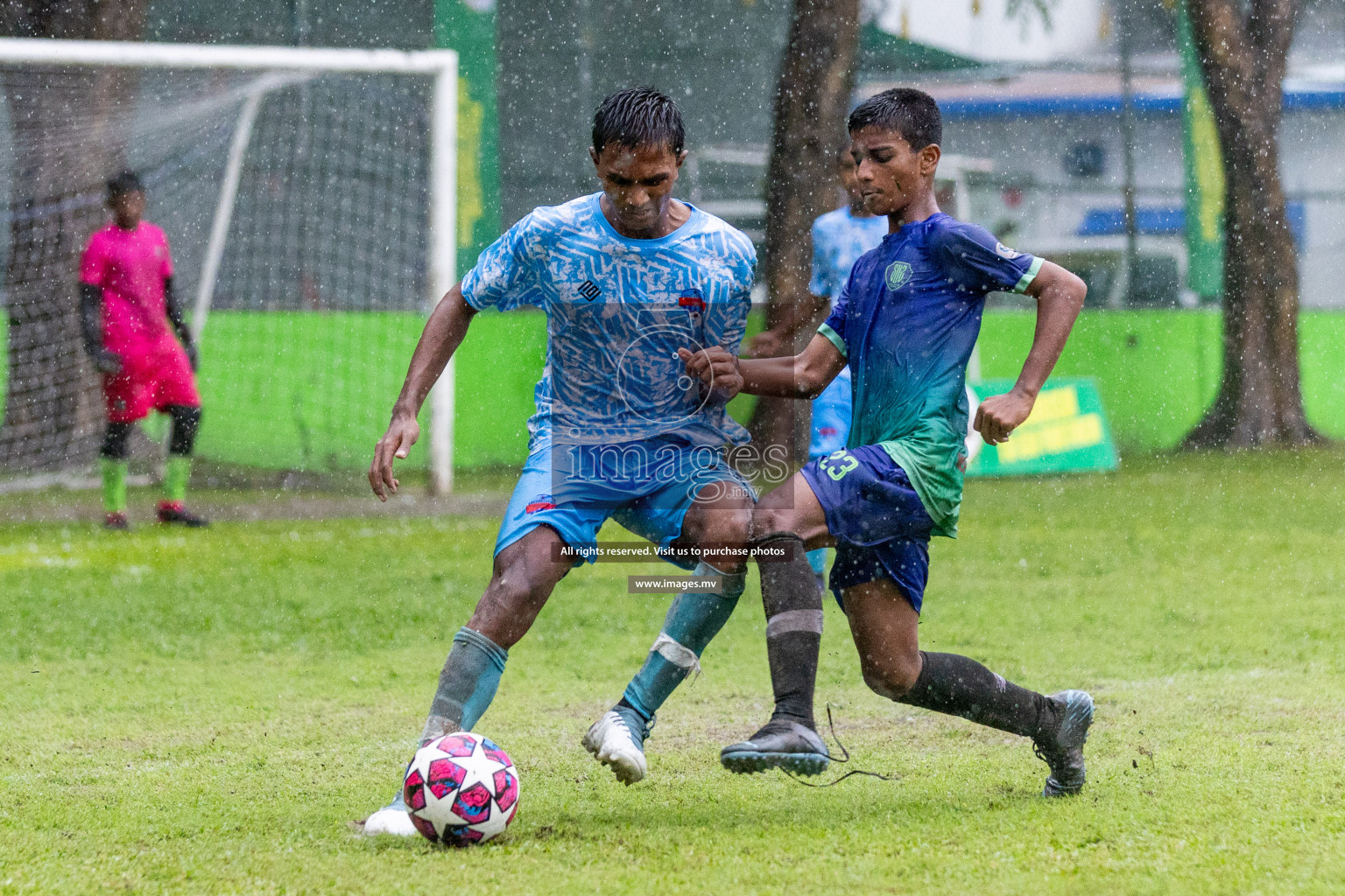 Day 1 of MILO Academy Championship 2023 (u14) was held in Henveyru Stadium Male', Maldives on 3rd November 2023. Photos: Nausham Waheed / images.mv