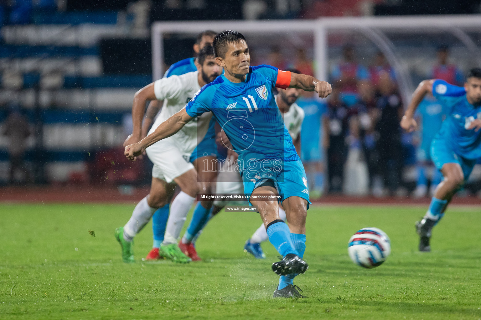 India vs Pakistan in the opening match of SAFF Championship 2023 held in Sree Kanteerava Stadium, Bengaluru, India, on Wednesday, 21st June 2023. Photos: Nausham Waheed / images.mv