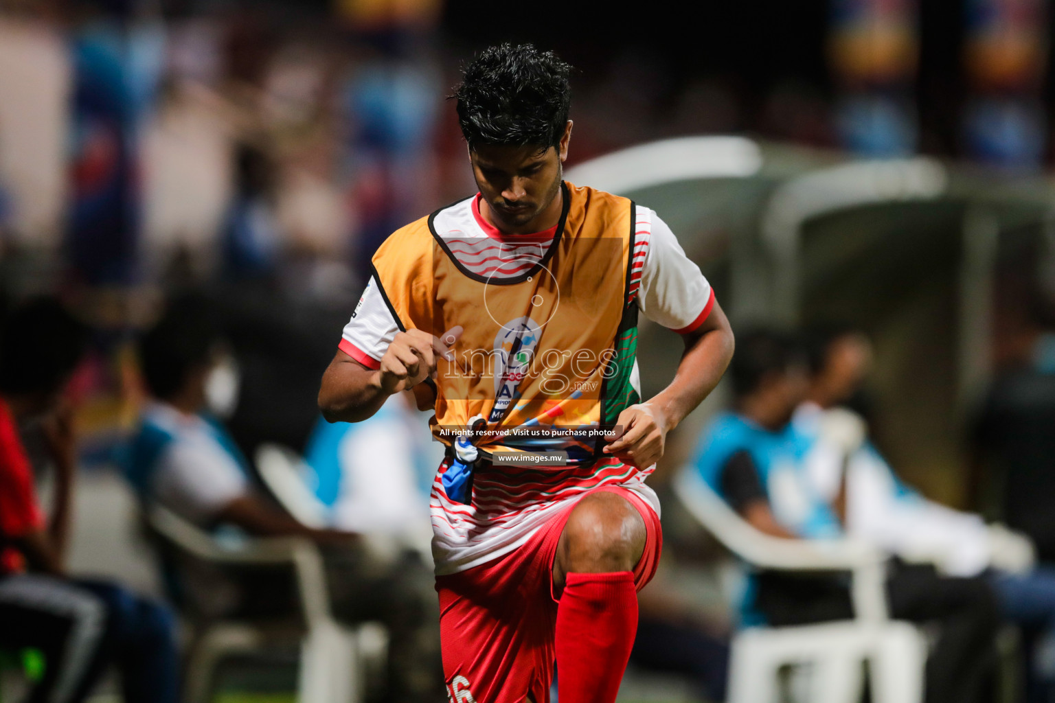 Maldives vs Nepal in SAFF Championship 2021 held on 1st October 2021 in Galolhu National Stadium, Male', Maldives