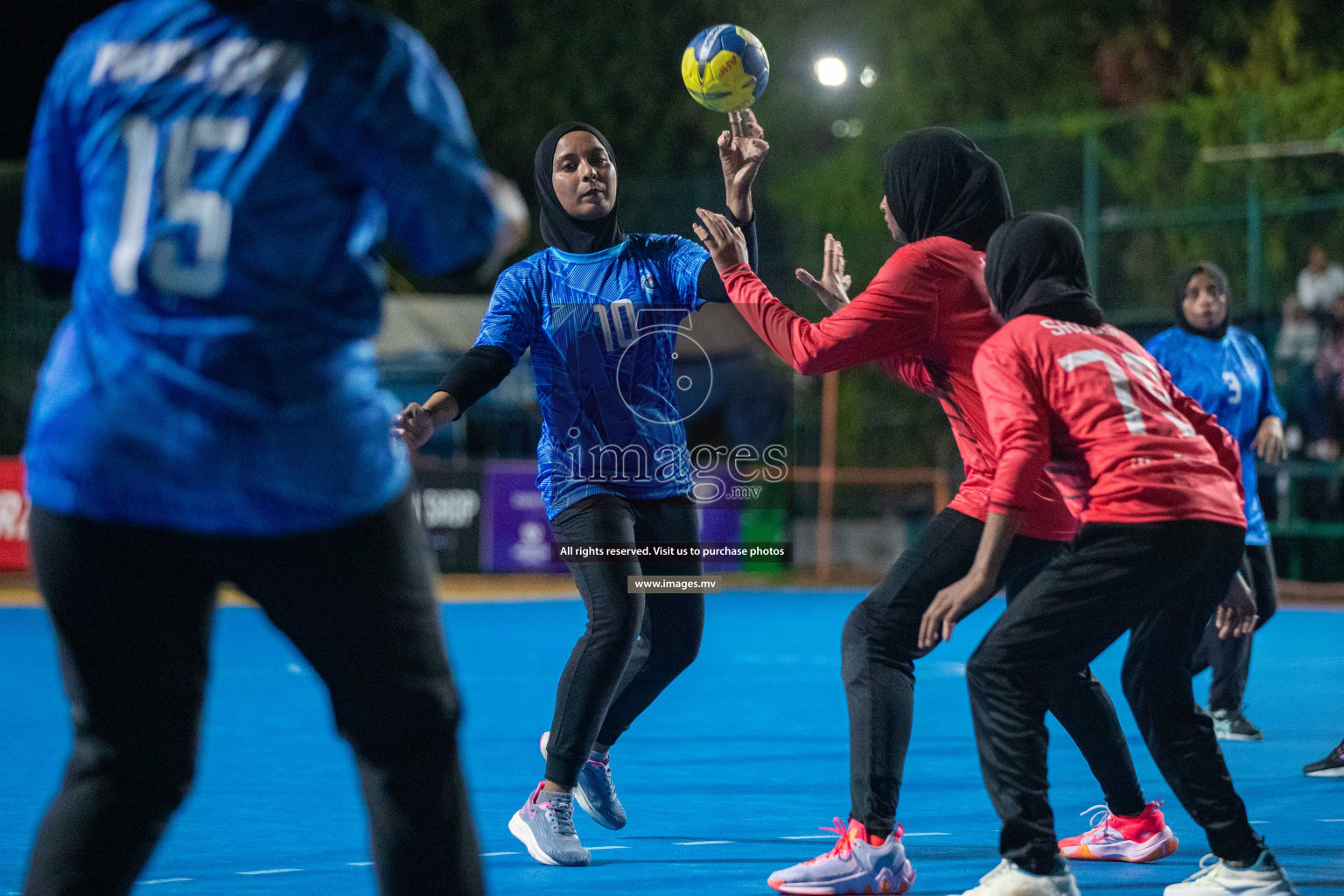 Day 2 of 6th MILO Handball Maldives Championship 2023, held in Handball ground, Male', Maldives on Friday, 21st May 2023 Photos: Nausham Waheed/ Images.mv