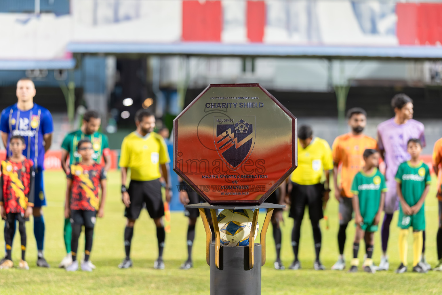 Charity Shield Match between Maziya Sports and Recreation Club and Club Eagles held in National Football Stadium, Male', Maldives Photos: Abdulla Abeedh / Images.mv