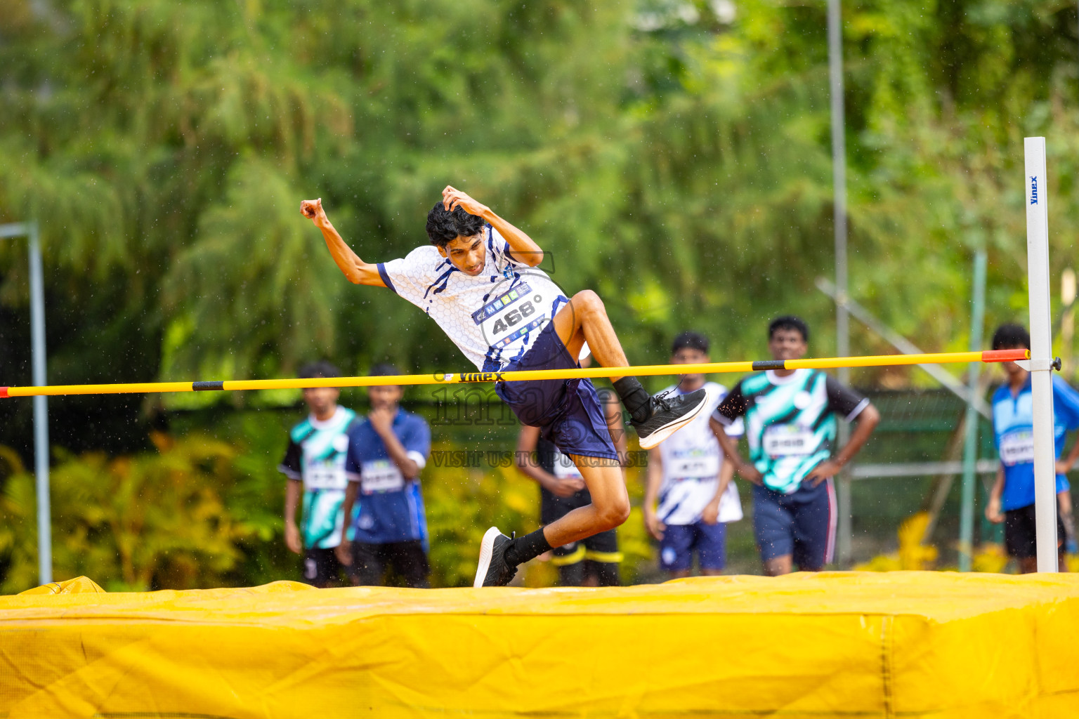 Day 1 of MWSC Interschool Athletics Championships 2024 held in Hulhumale Running Track, Hulhumale, Maldives on Saturday, 9th November 2024. 
Photos by: Ismail Thoriq / images.mv