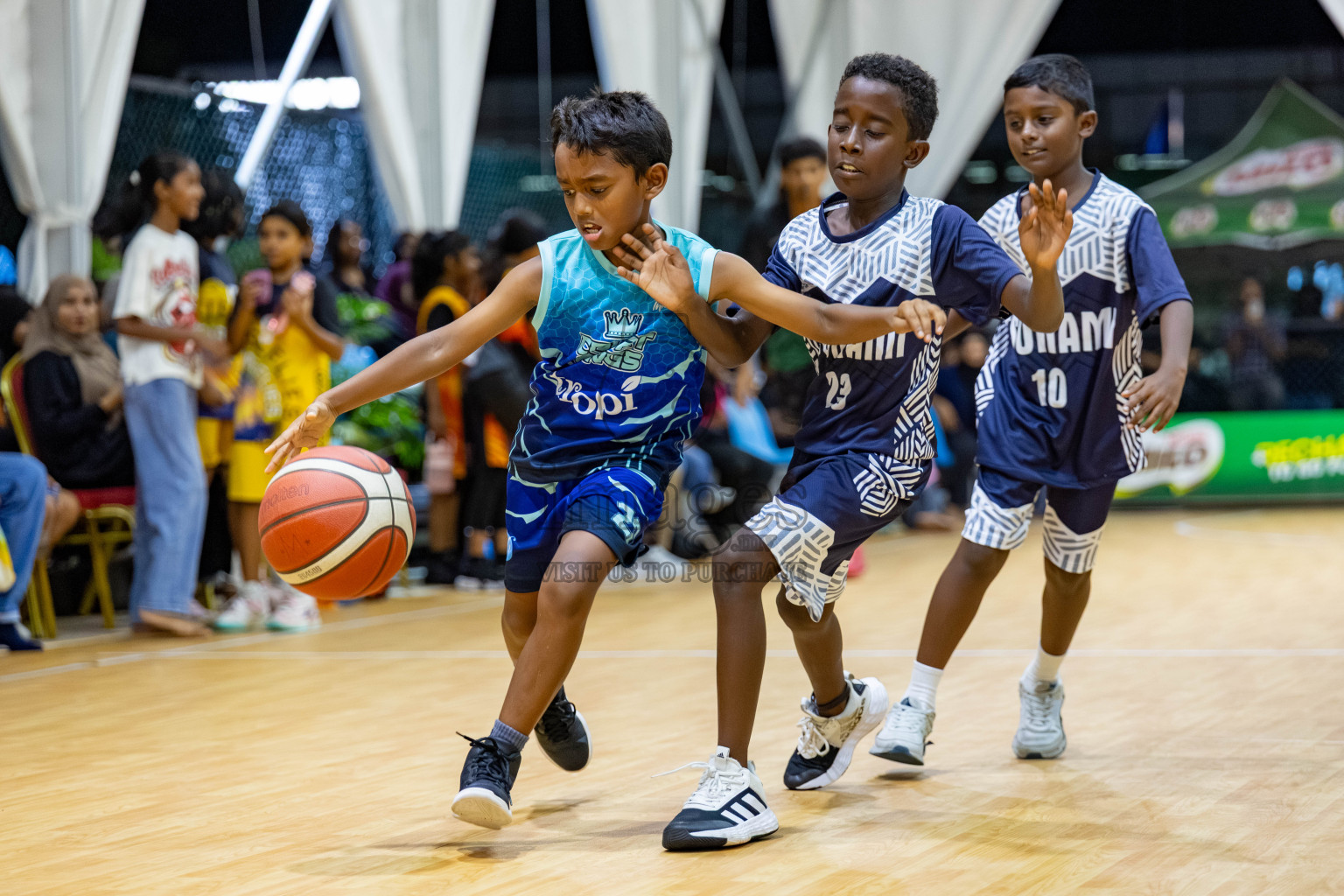 Milo 5 x 5 Junior Challenge 2025 - Basketball tournament held in Basketball Training Center, Male', Maldives on Thursday, 09th October 2025. 
Photo by: Hassan Simah / Images.mv