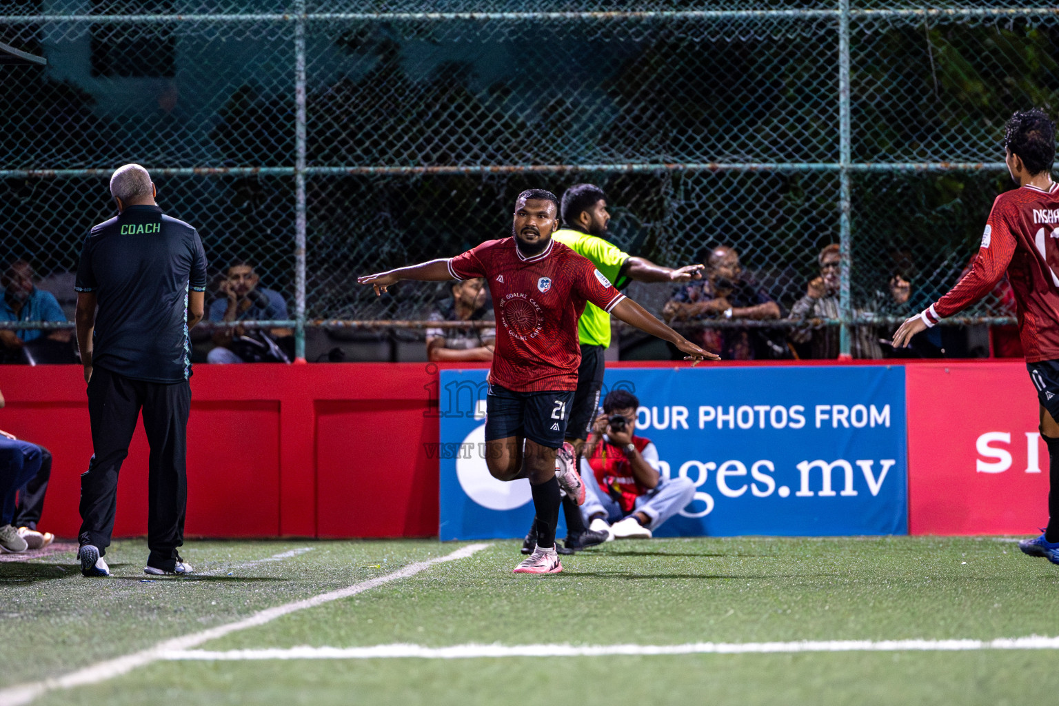 CLUB 220 vs TEAM MCC in Club Maldives Classic 2024 held in Rehendi Futsal Ground, Hulhumale', Maldives on Sunday, 15th September 2024. Photos: Mohamed Mahfooz Moosa / images.mv