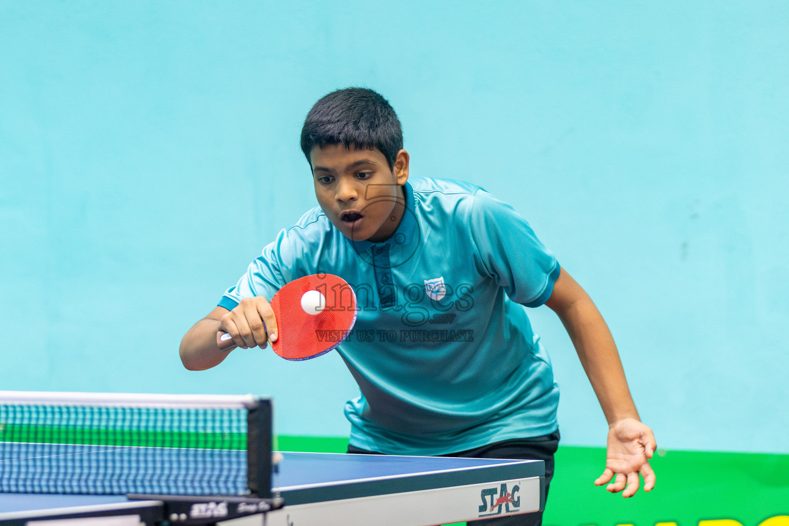 Day 3 of Interschool Table Tennis Tournament 2025 held at Male' TT Hall, Male', Maldives on Saturday, 17th May 2025. Photos By: Mohamed Mahfooz Moosa / images.mv