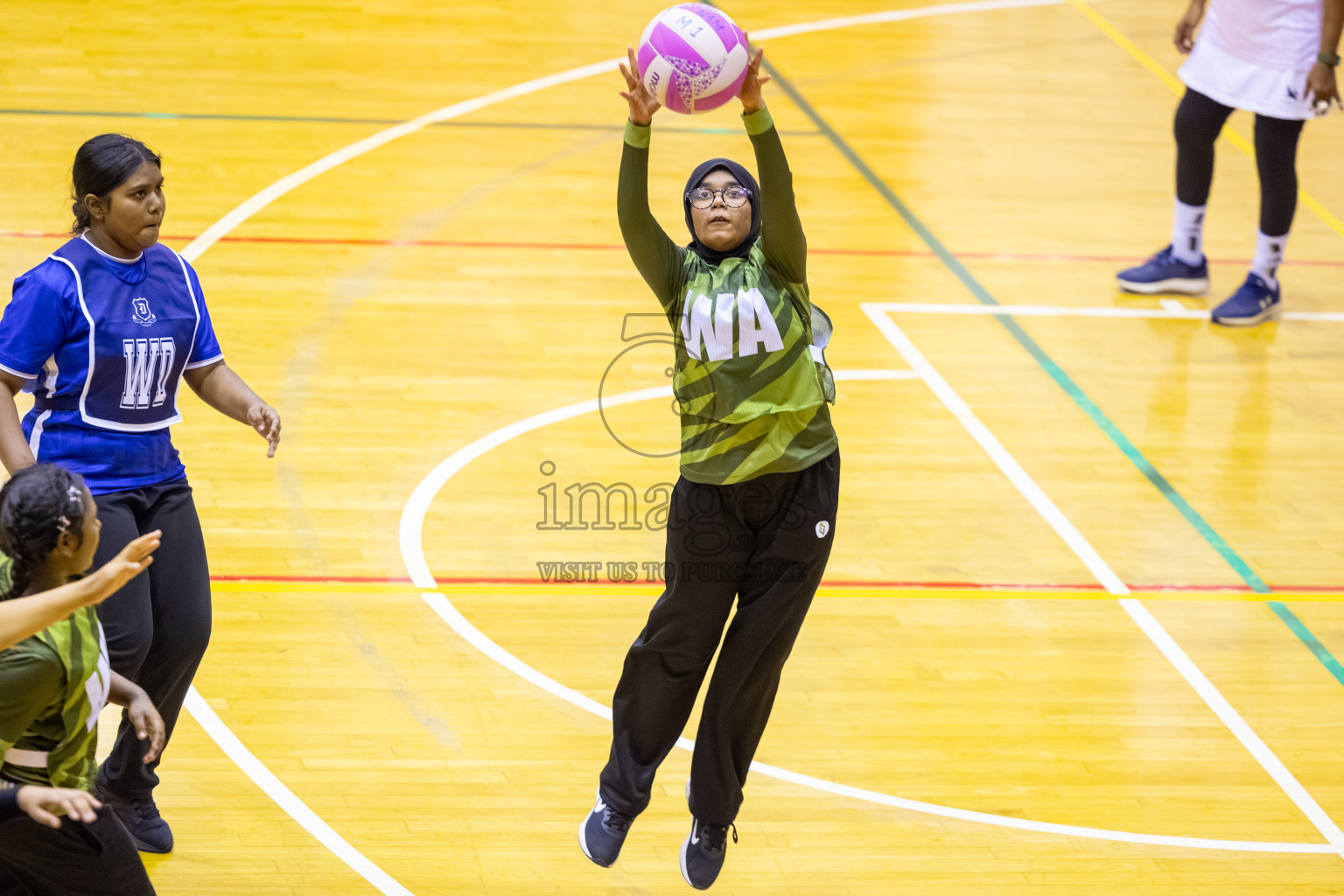 Day 13 of 26th Inter-School Netball Tournament 2025 was held in Social Center Indoor Hall on Saturday, 1st November 2025. Photos: Ismail Thoriq / images.mv