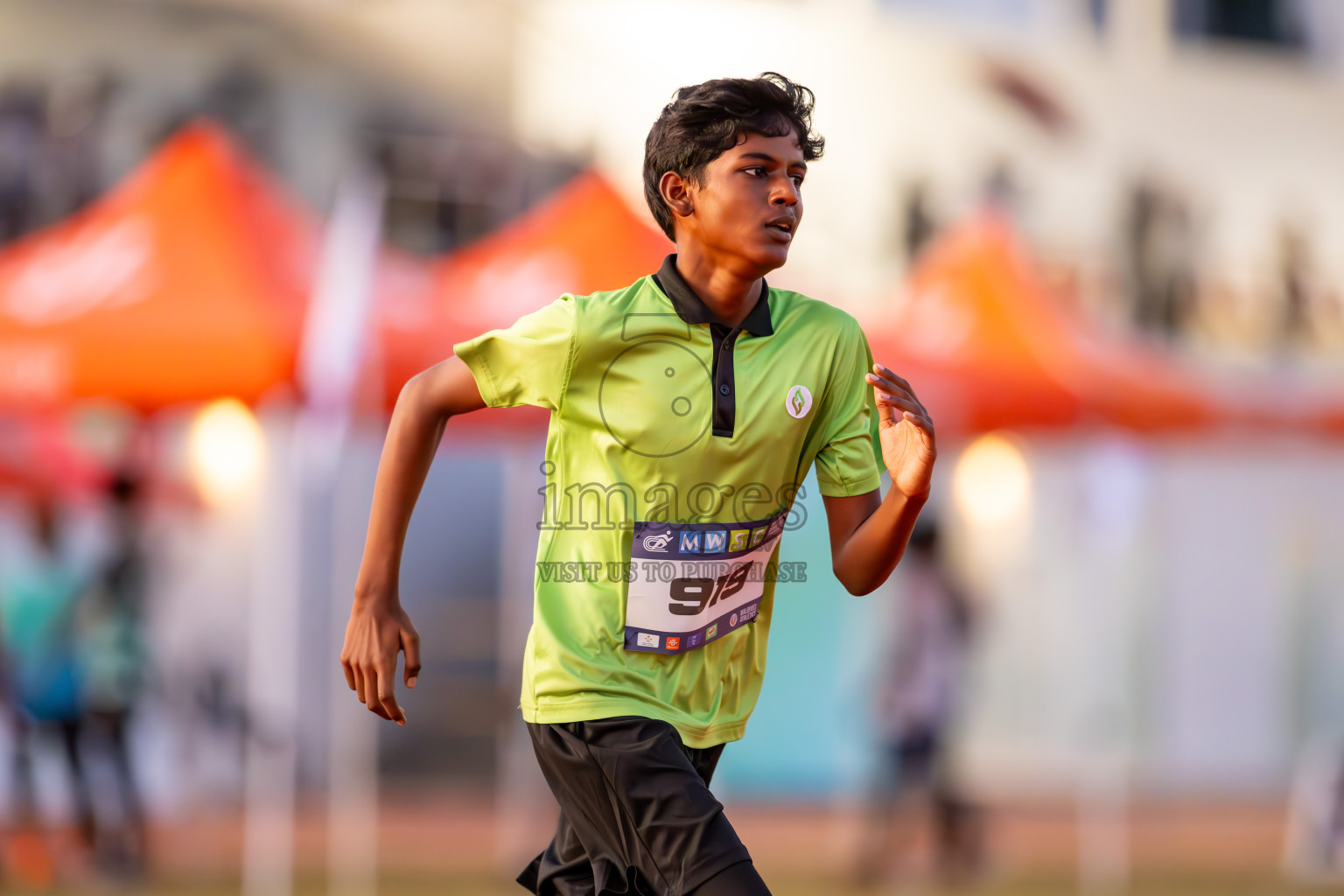 Day 1 of MWSC Interschool Athletics Championships 2024 held in Hulhumale Running Track, Hulhumale, Maldives on Saturday, 9th November 2024. Photos by: Ismail Thoriq / Images.mv