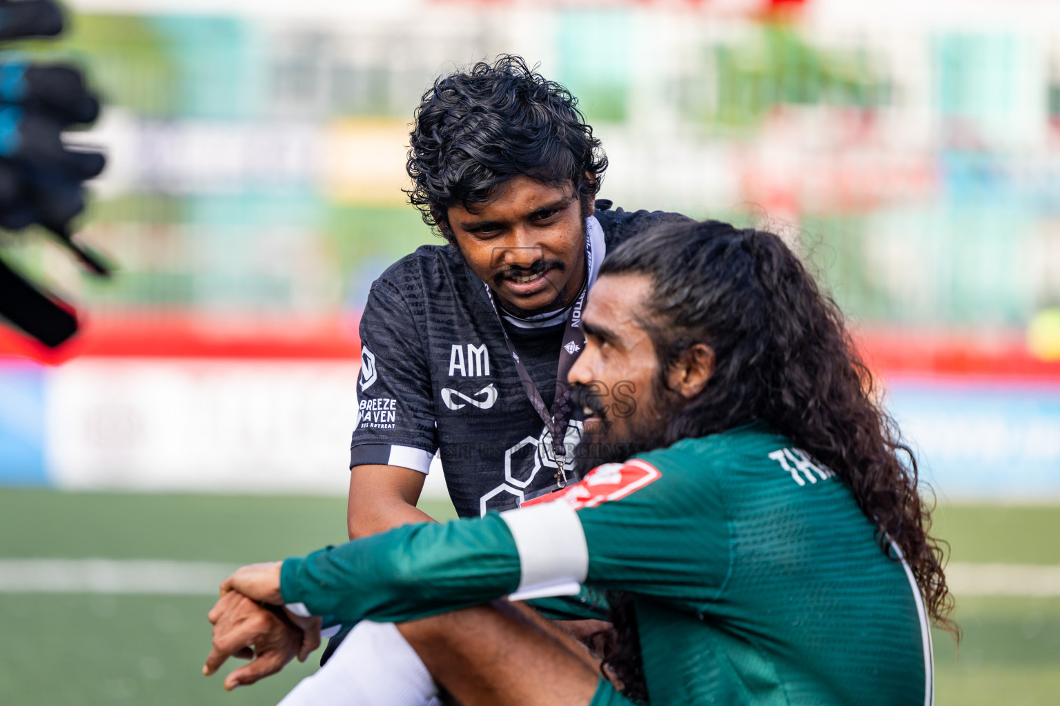 Th Thimarafushi vs Th Vilufushi in Day 14 of Golden Futsal Challenge 2025 was held on Saturday, 18th January 2025, in Hulhumale', Maldives. Photos: Nausham Waheed / images.mv