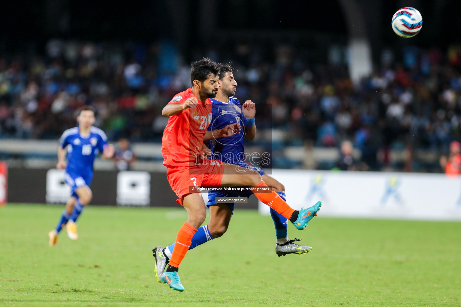 Kuwait vs India in the Final of SAFF Championship 2023 held in Sree Kanteerava Stadium, Bengaluru, India, on Tuesday, 4th July 2023. Photos: Nausham Waheed, Hassan Simah / images.mv