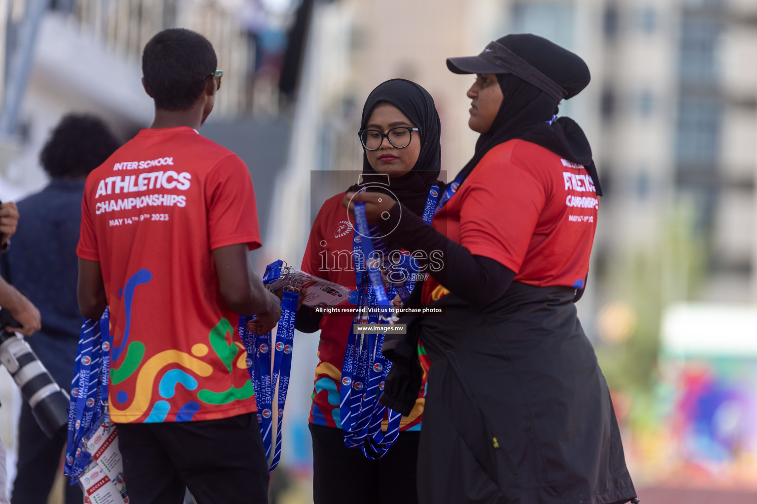 Day two of Inter School Athletics Championship 2023 was held at Hulhumale' Running Track at Hulhumale', Maldives on Sunday, 15th May 2023. Photos: Shuu/ Images.mv