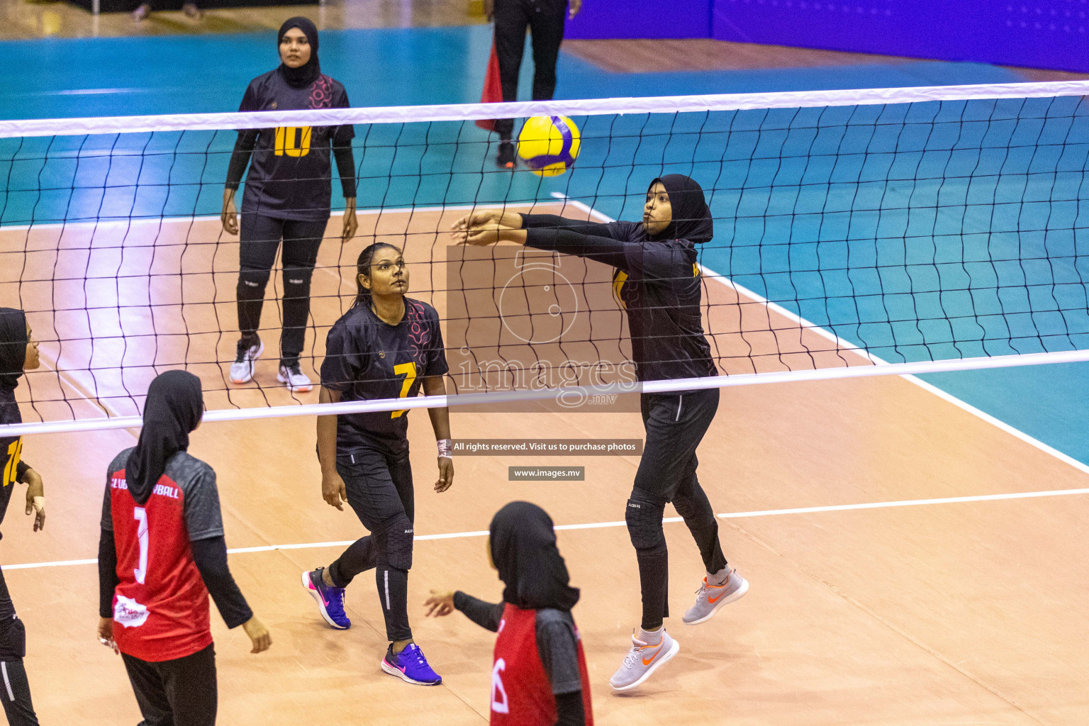 Volleyball Association Cup 2022-Women's Division-Match Day 4 was held in Male', Maldives on Friday, 27th May 2022 at Social Center Indoor Hall. Photos By: Ismail Thoriq/images.mv