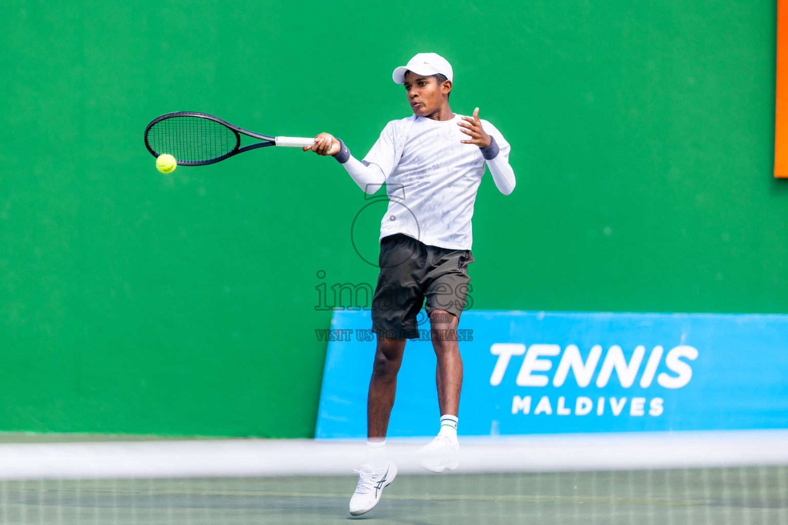 Day 2 of ATF Maldives Junior Open Tennis was held in Male' Tennis Court, Male', Maldives on Tuesday, 10th December 2024. Photos: Nausham Waheed / images.mv